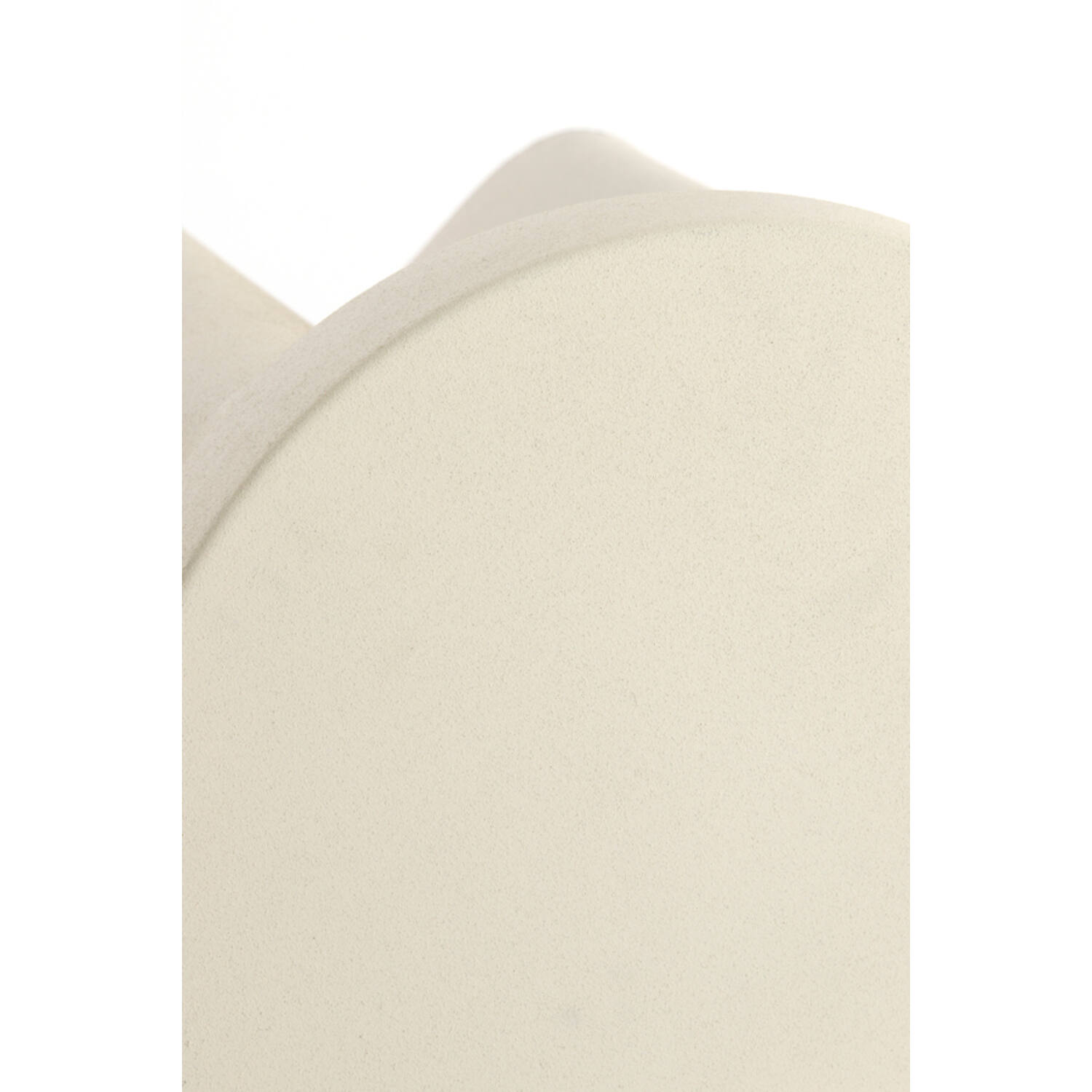 Bijzettafel Ø36x42 cm MIKADO mat crème