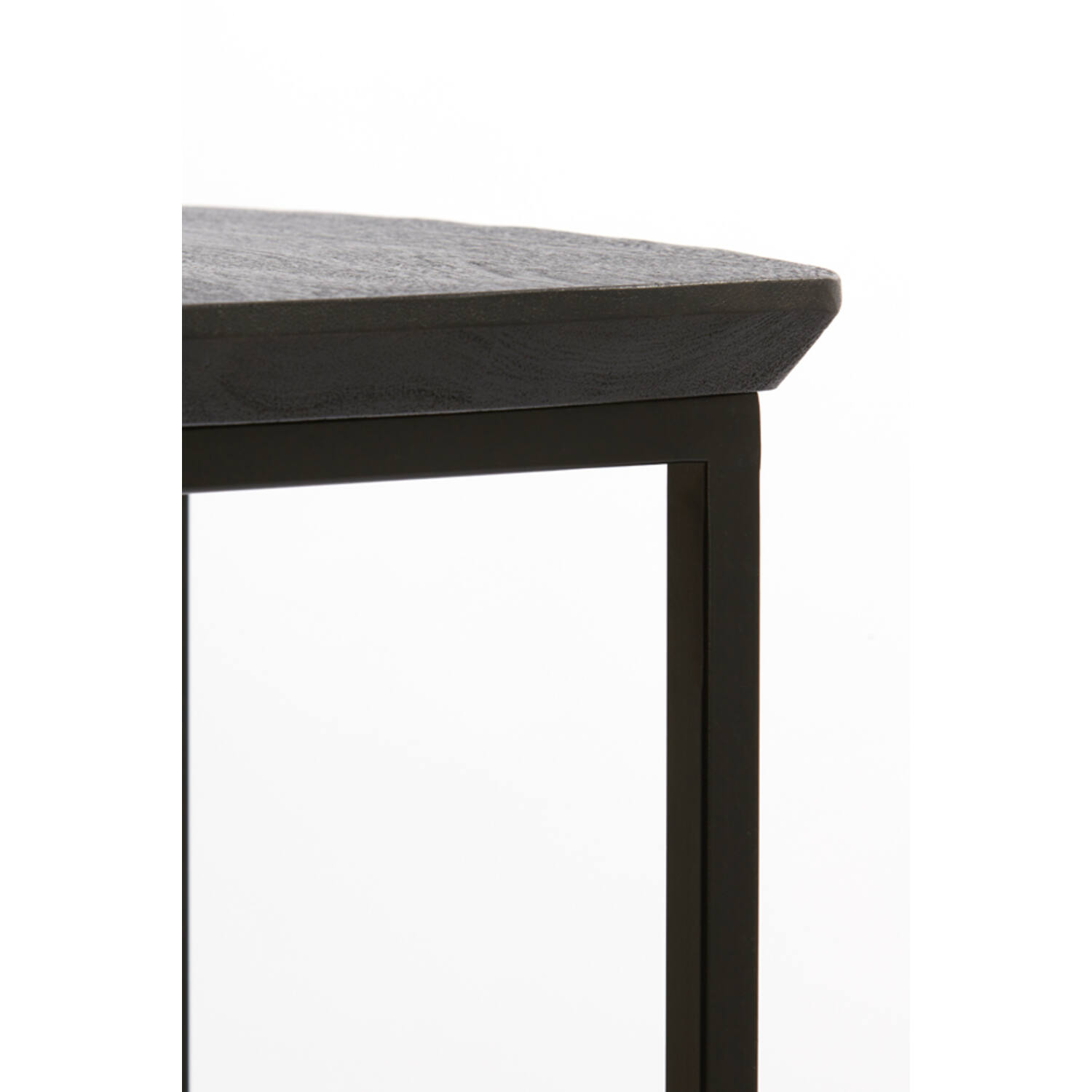 Zuil S/2 30x30x80+35x35x100 cm QUENZA acacia ht mt zwrt+zwrt