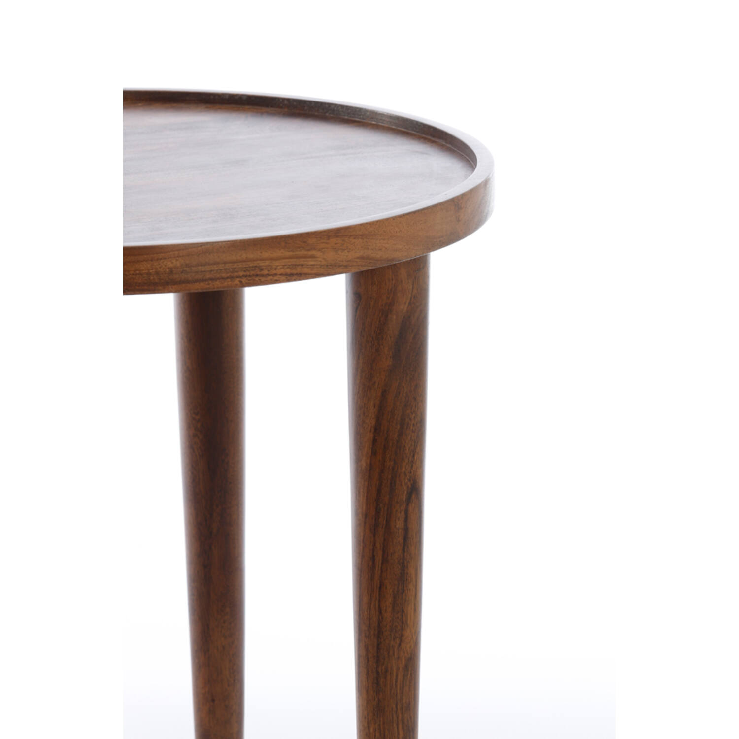 Side table Ø49x49 cm QIANO acacia wood brown