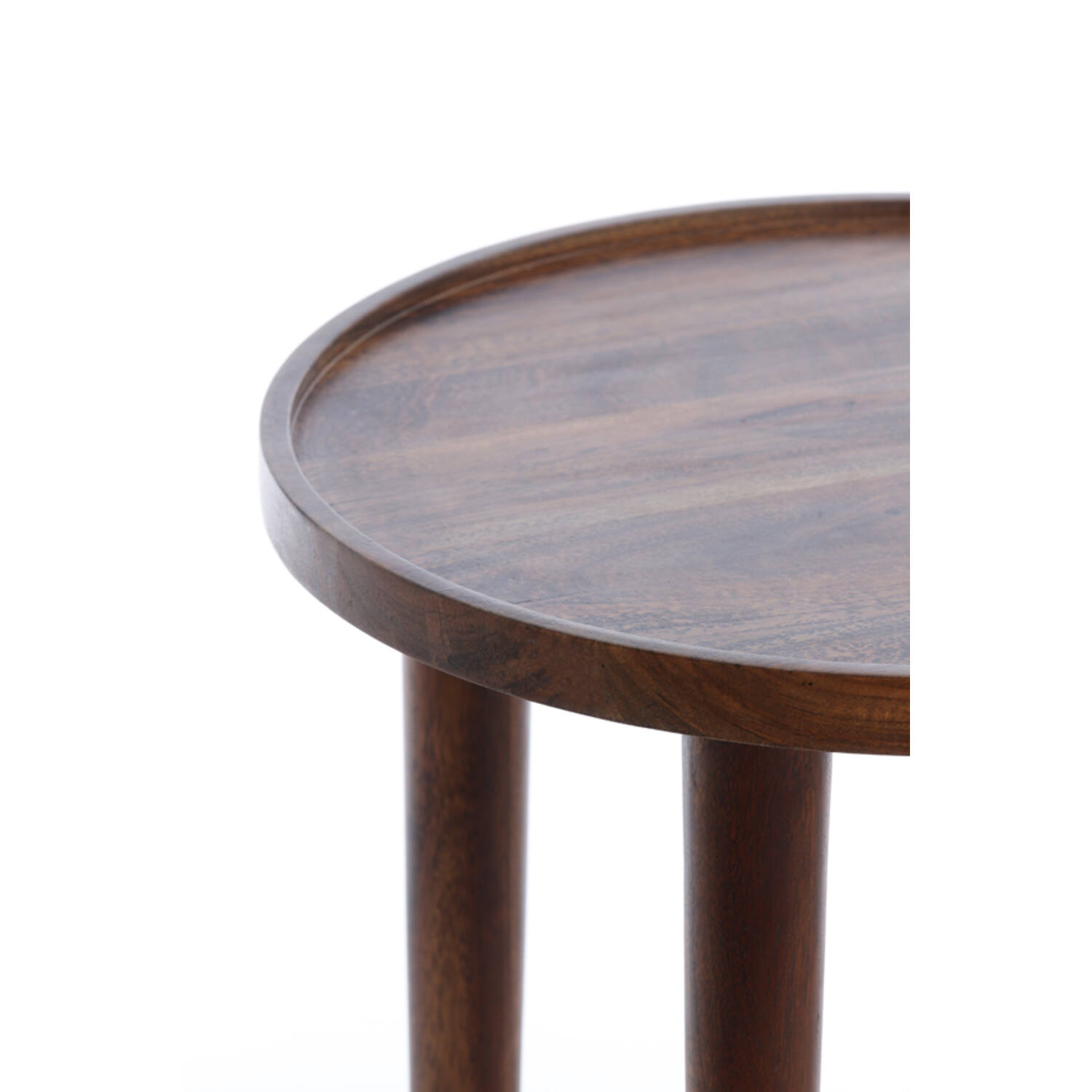Side table Ø49x49 cm QIANO acacia wood brown