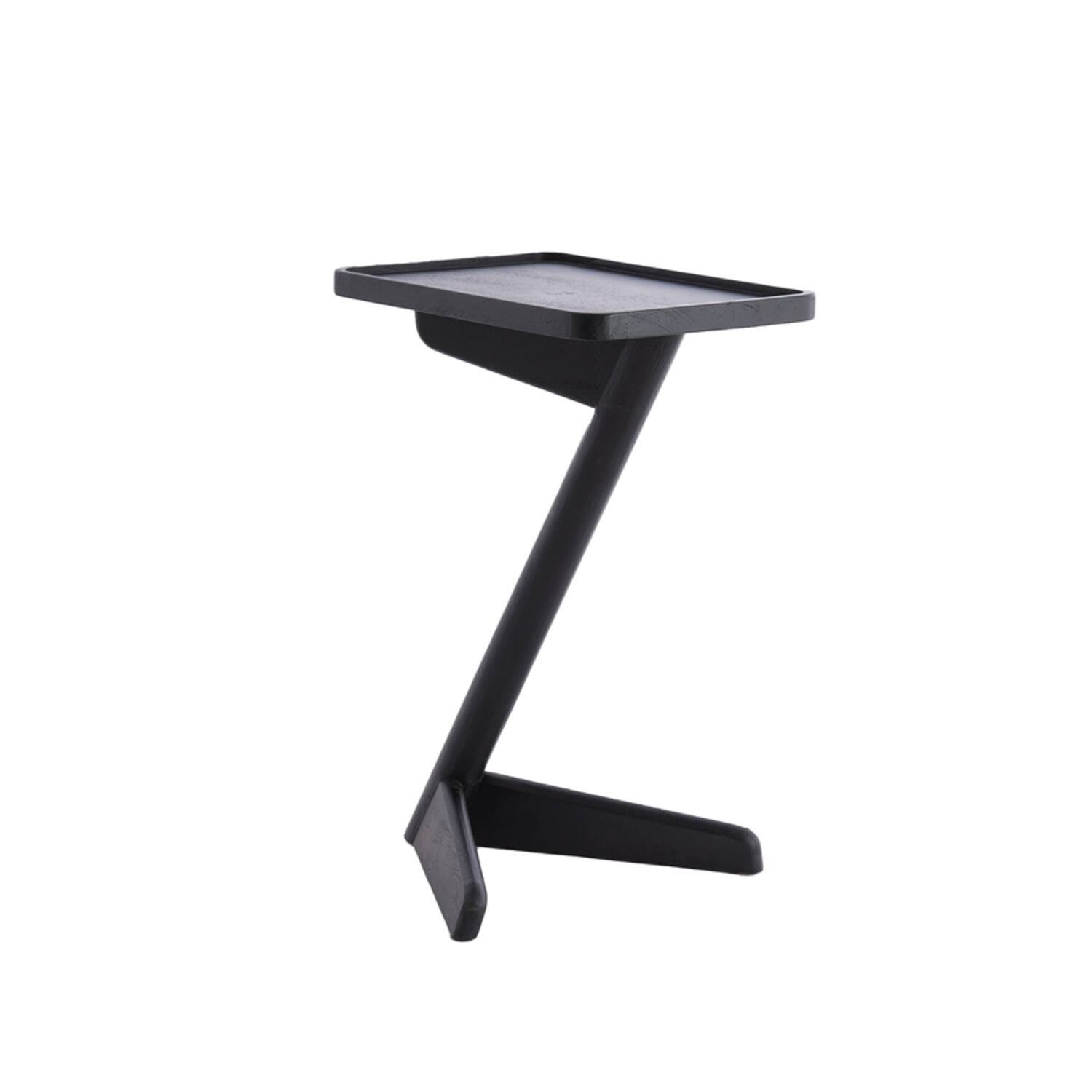 Side table 45x42x63 cm QIANO mango wood matt black