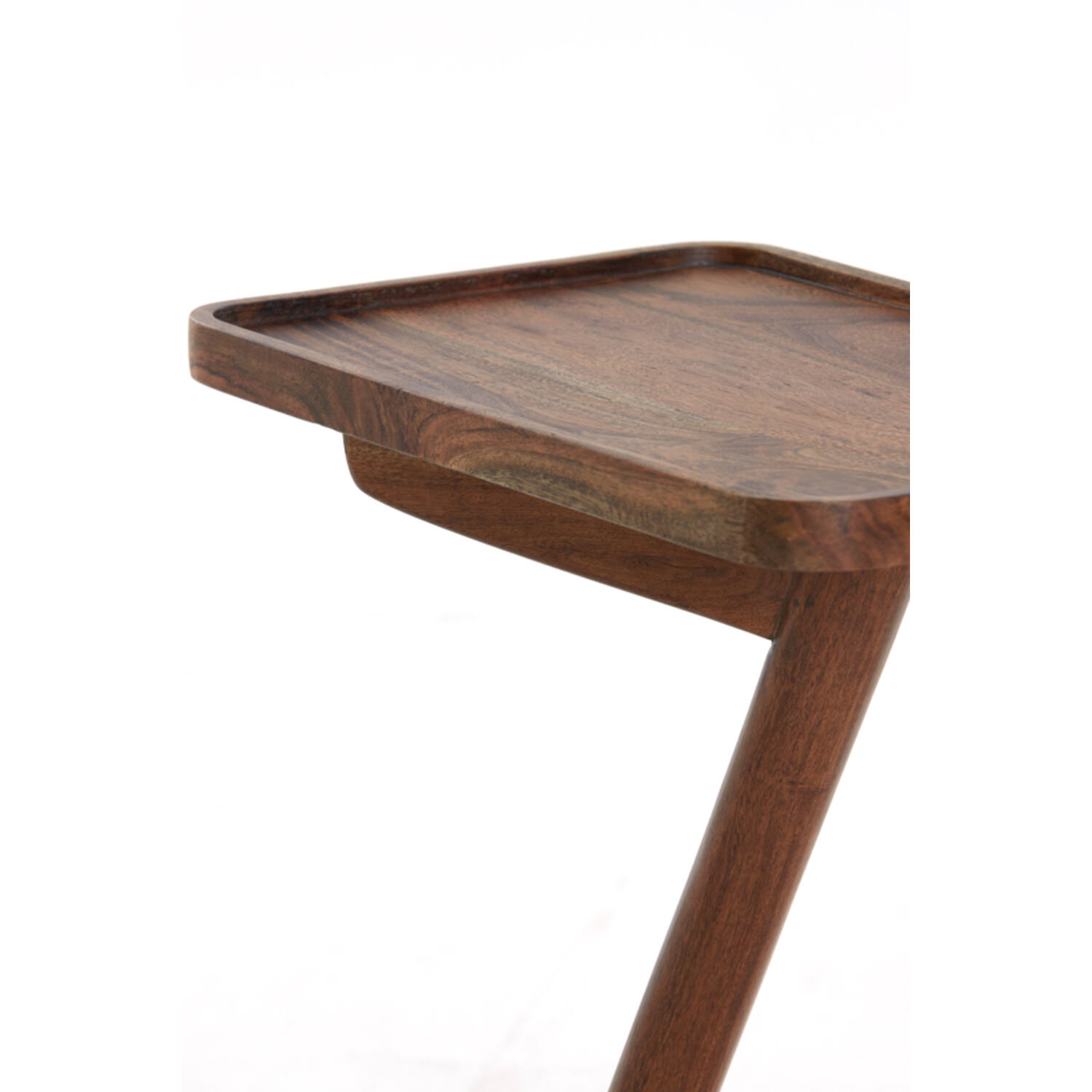 Side table 45x42x63 cm QIANO acacia wood brown