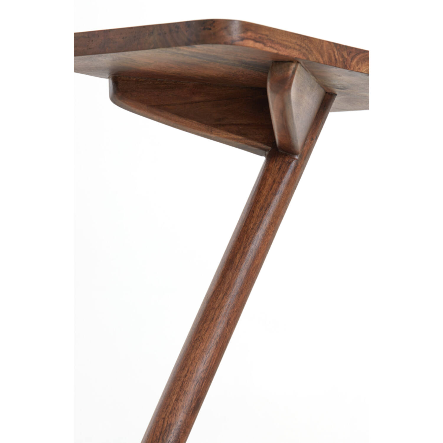 Side table 45x42x63 cm QIANO acacia wood brown