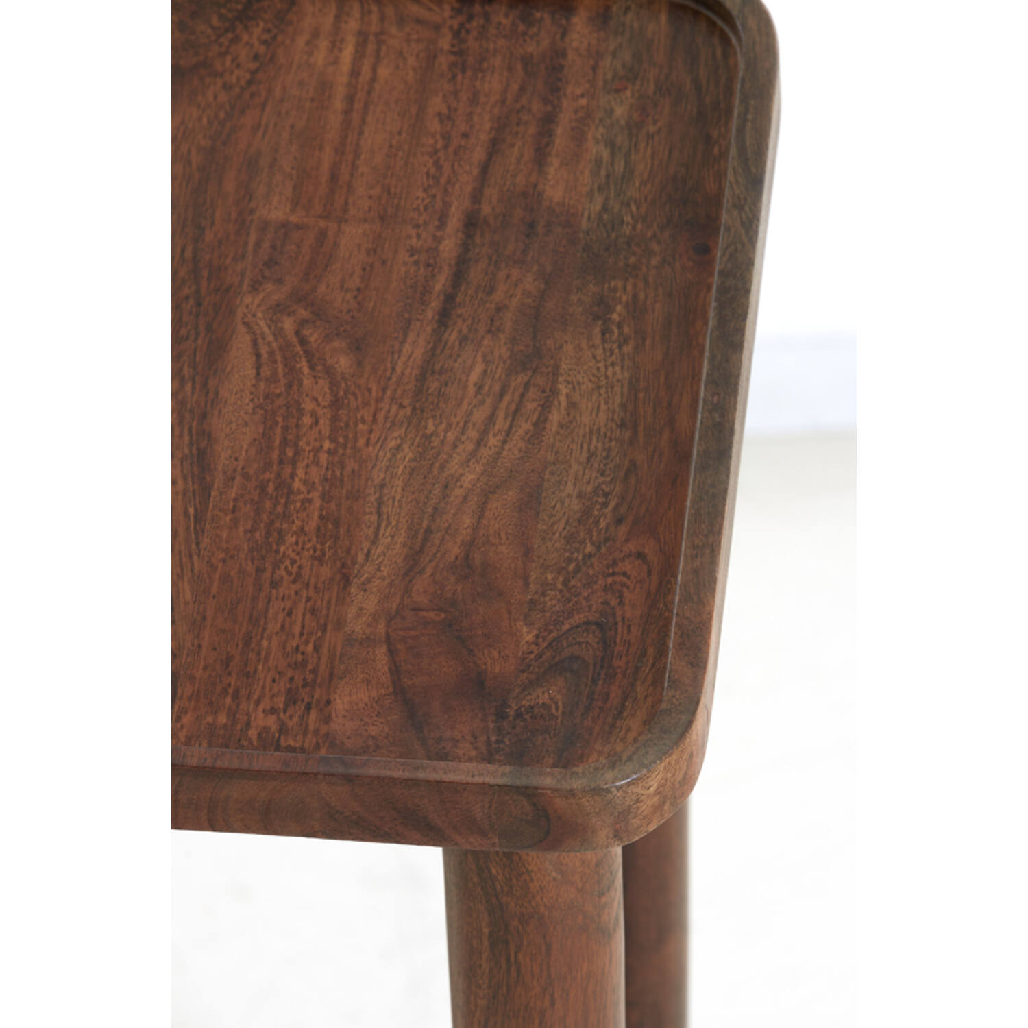 Pillar 42x42x100 cm QIANO acacia wood brown