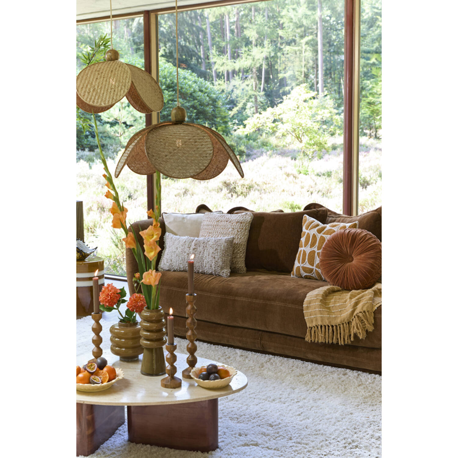 Cushion 45x45 cm CIVENS cream-sand