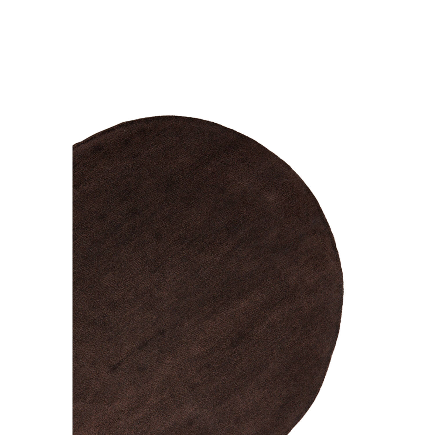 Rug Ø180 cm ARCOLA dark brown