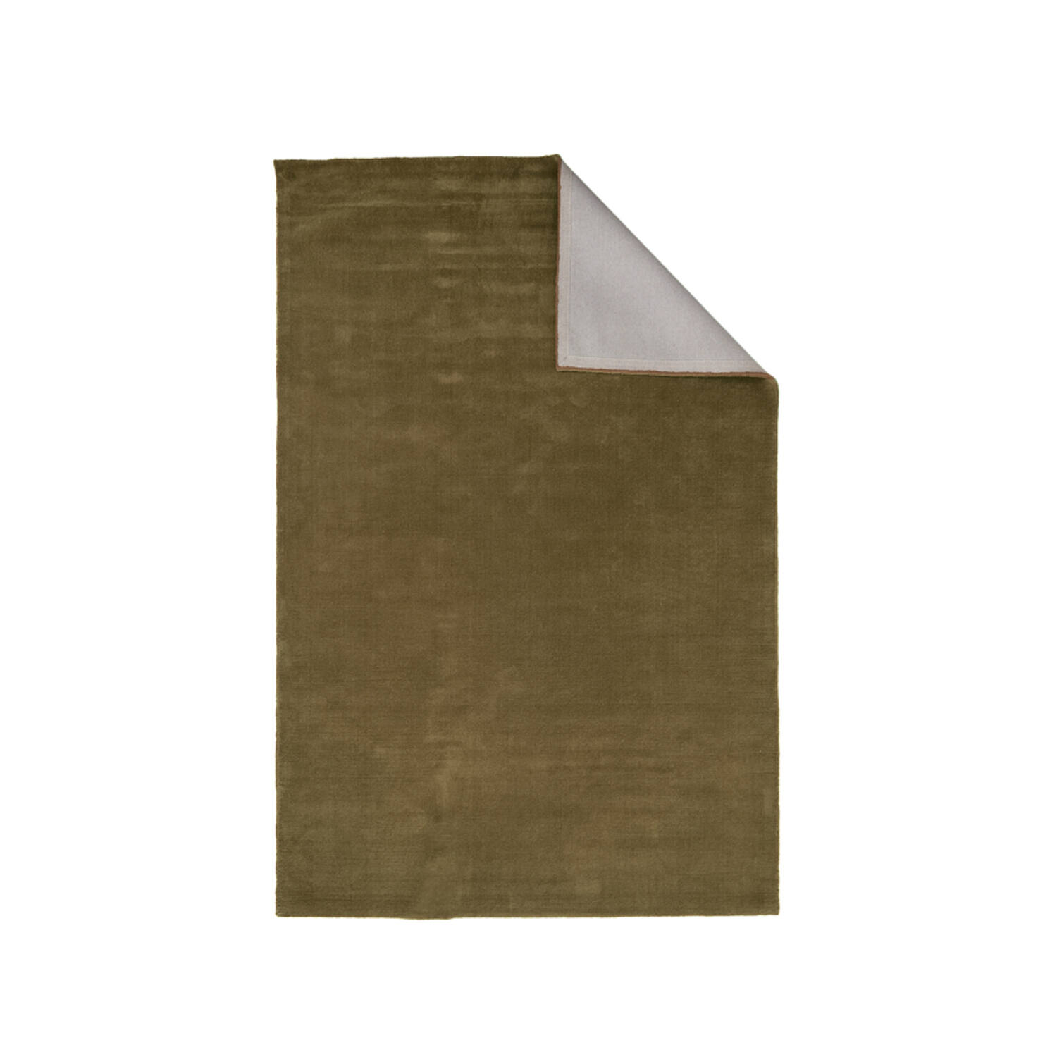 Vloerkleed 200x300 cm AZUSA wol olijf groen