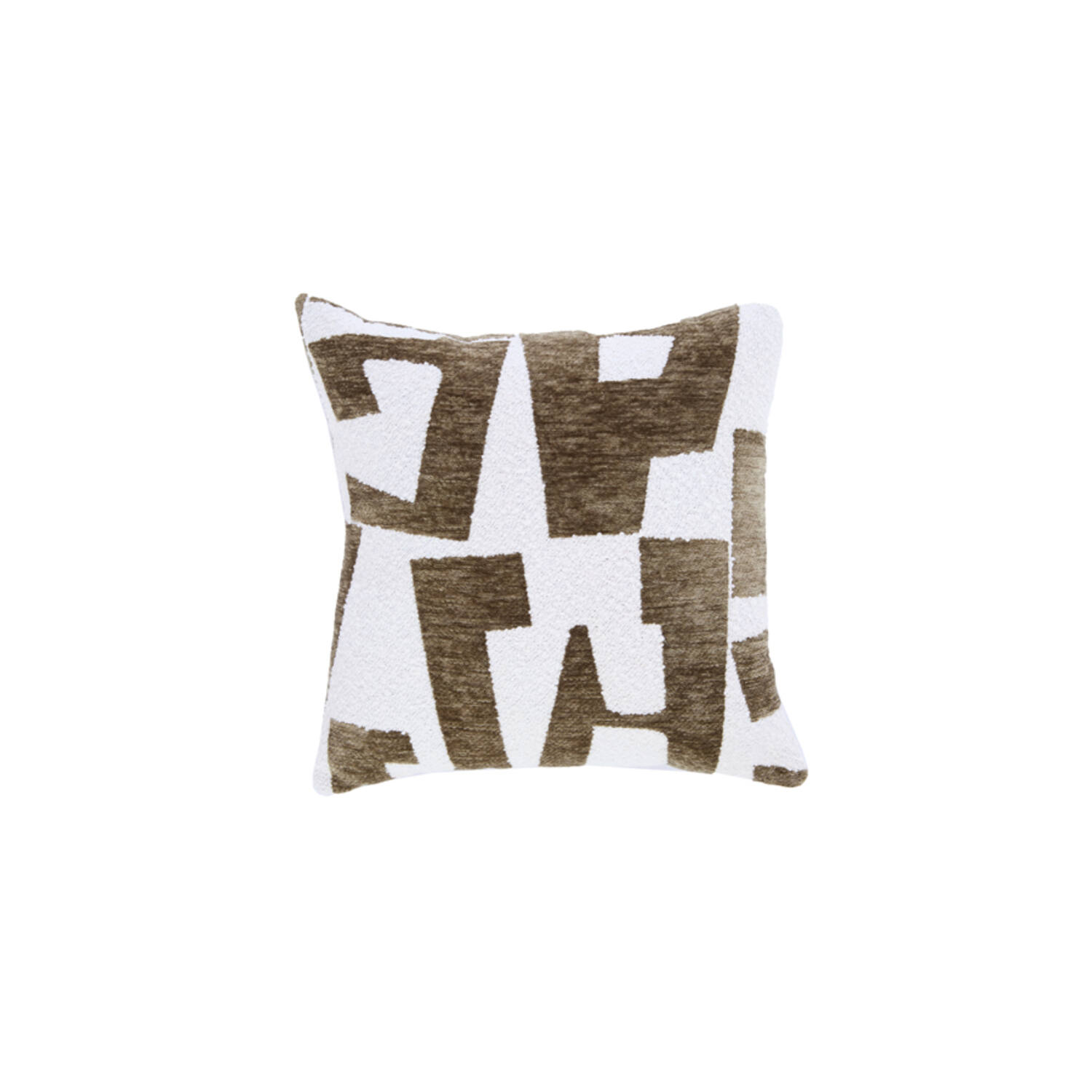 Kussen 45x45 cm METRAL groen-crème