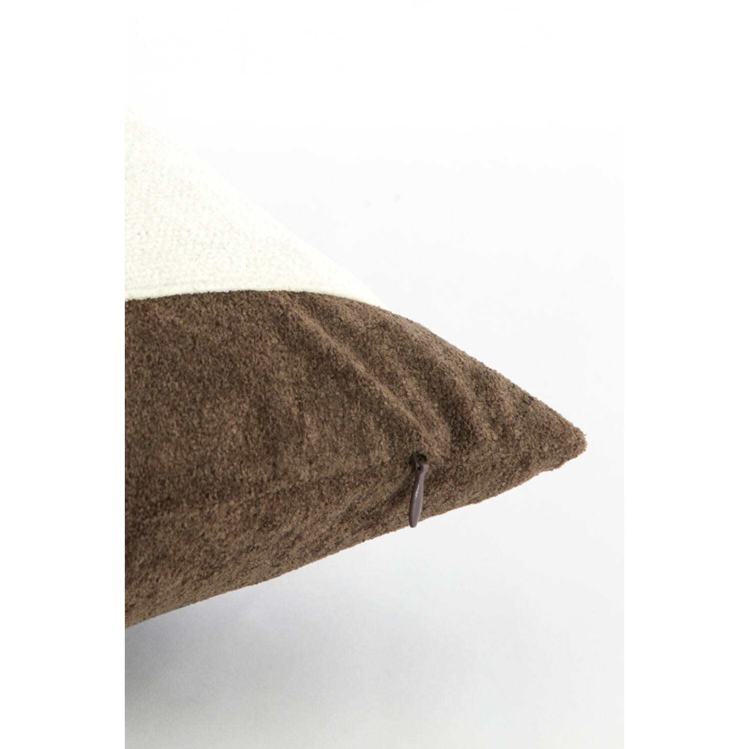 Kussen 45x45 cm KEYEN bruin-crème