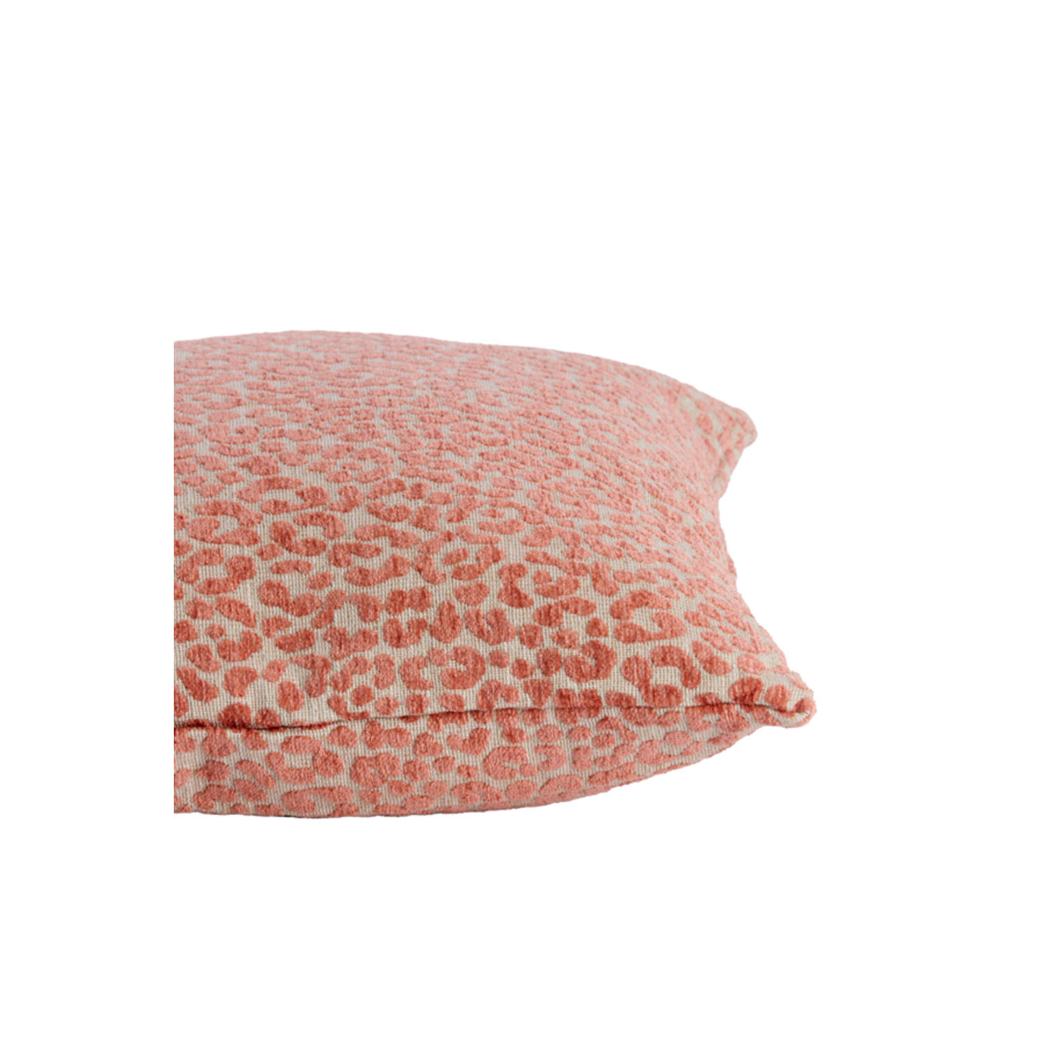 Kussen 45x45 cm SAFFORD zand+koraal