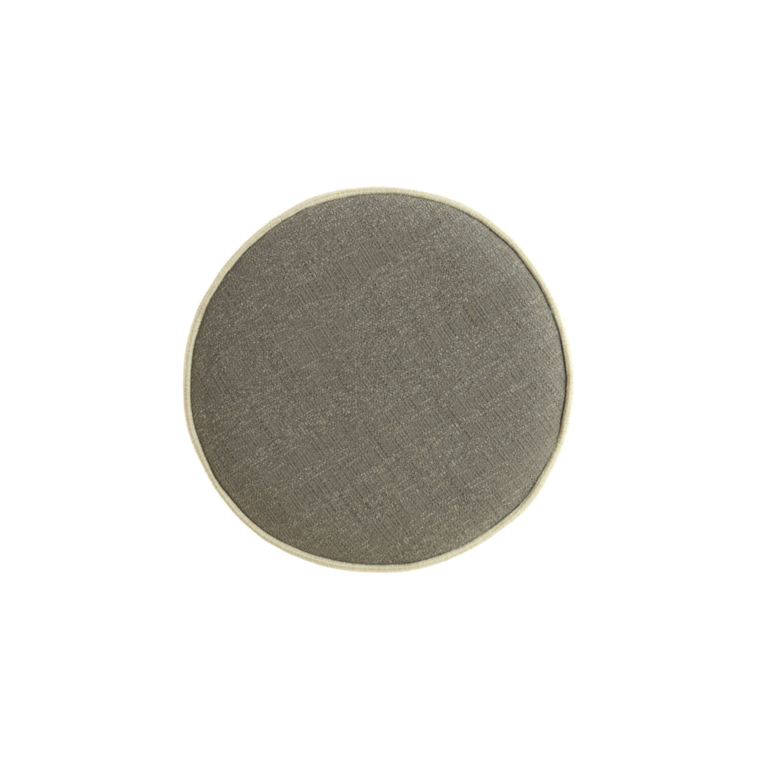 Pouf Ø40x45 cm ROSIN grey+cream