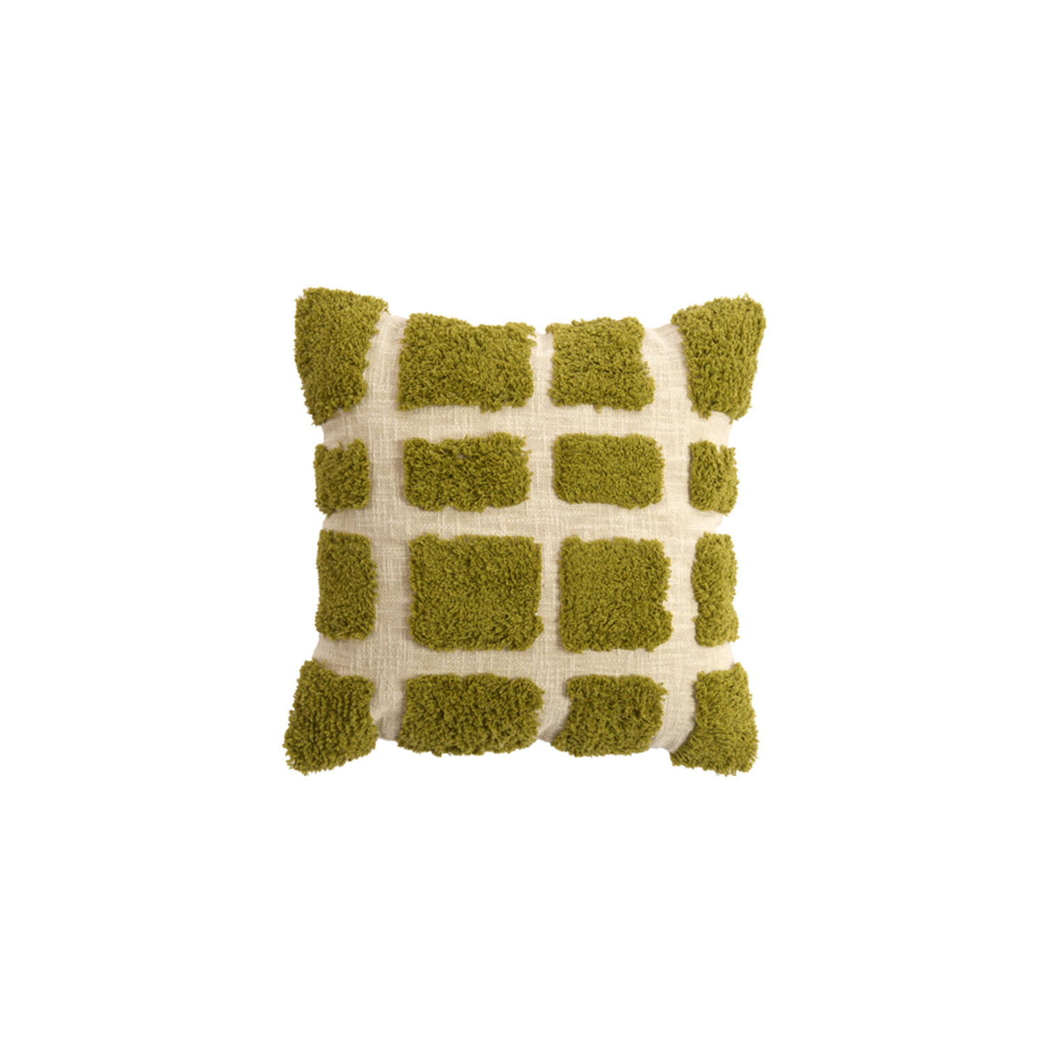 Cushion 45x45 cm FASANO green+cream