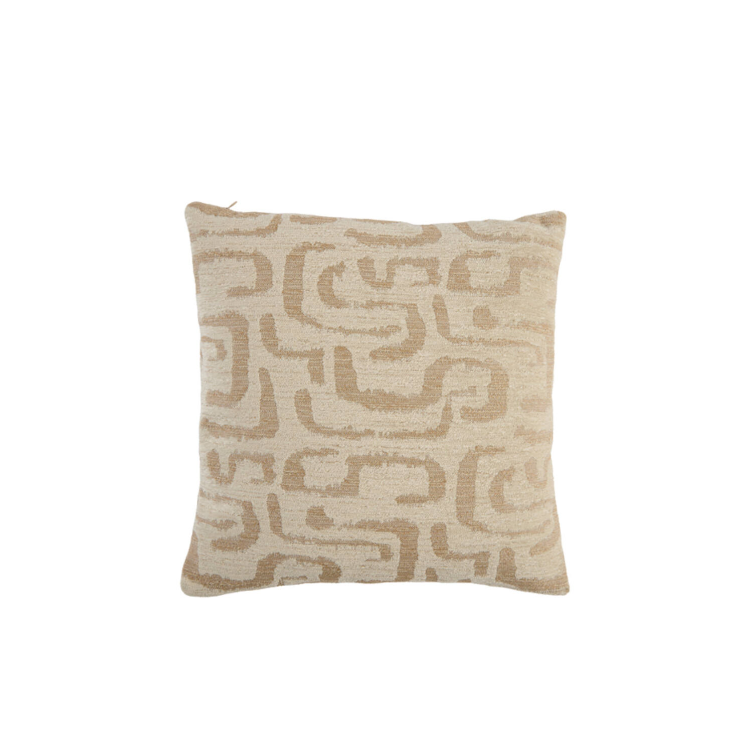 Cushion 45x45 cm ALZEY beige+sand feather filled