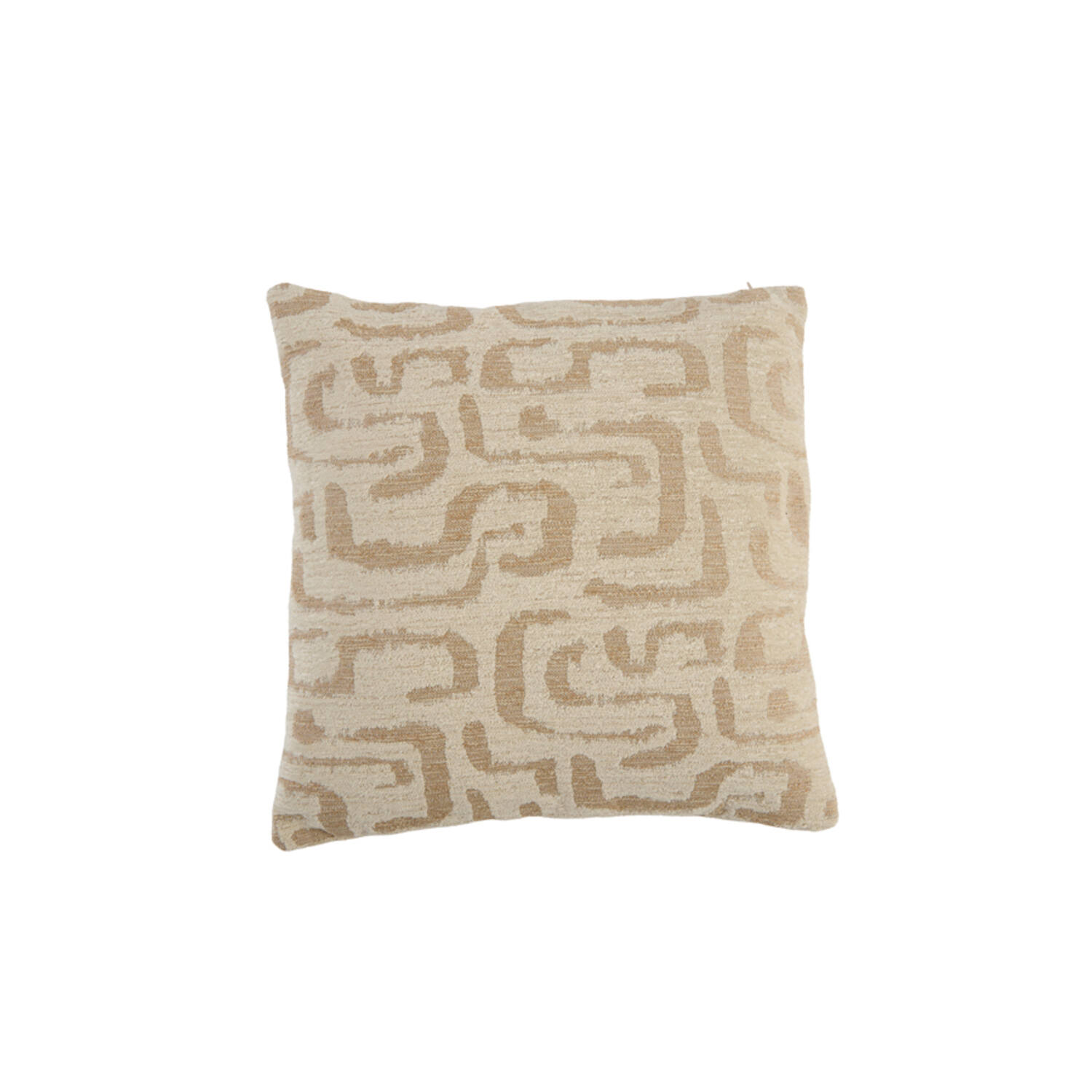 Cushion 45x45 cm ALZEY beige+sand feather filled
