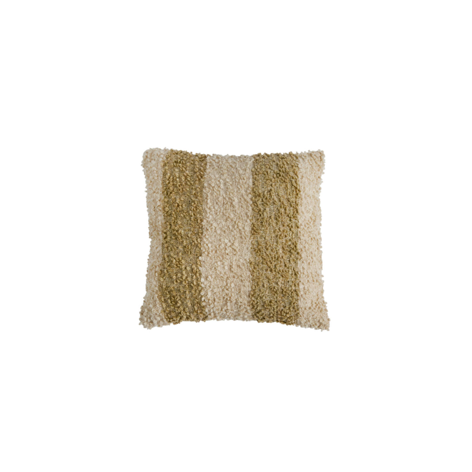 Cushion 45x45 cm NIMBA sand+olive green