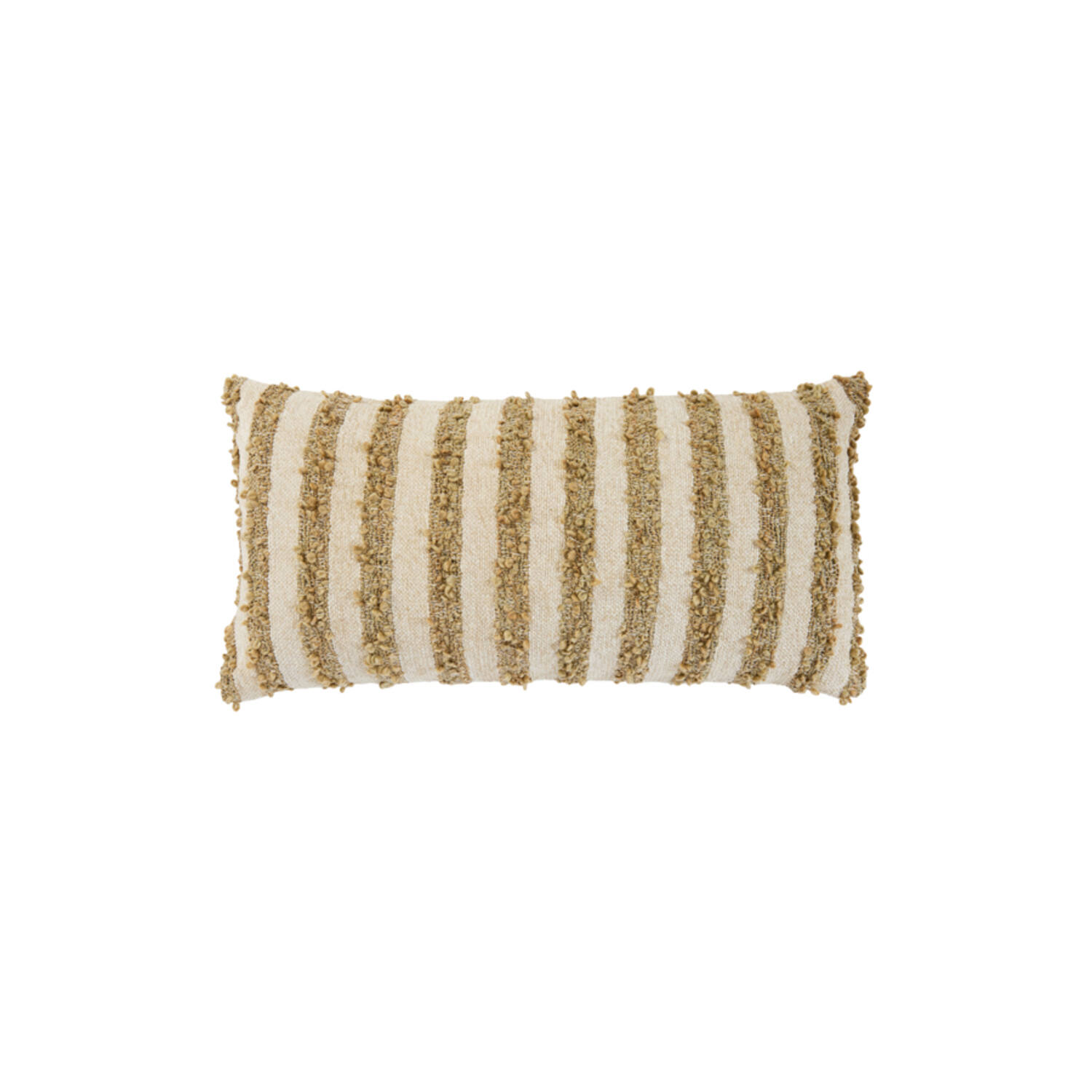 Cushion 60x30 cm NIMBA sand+olive green