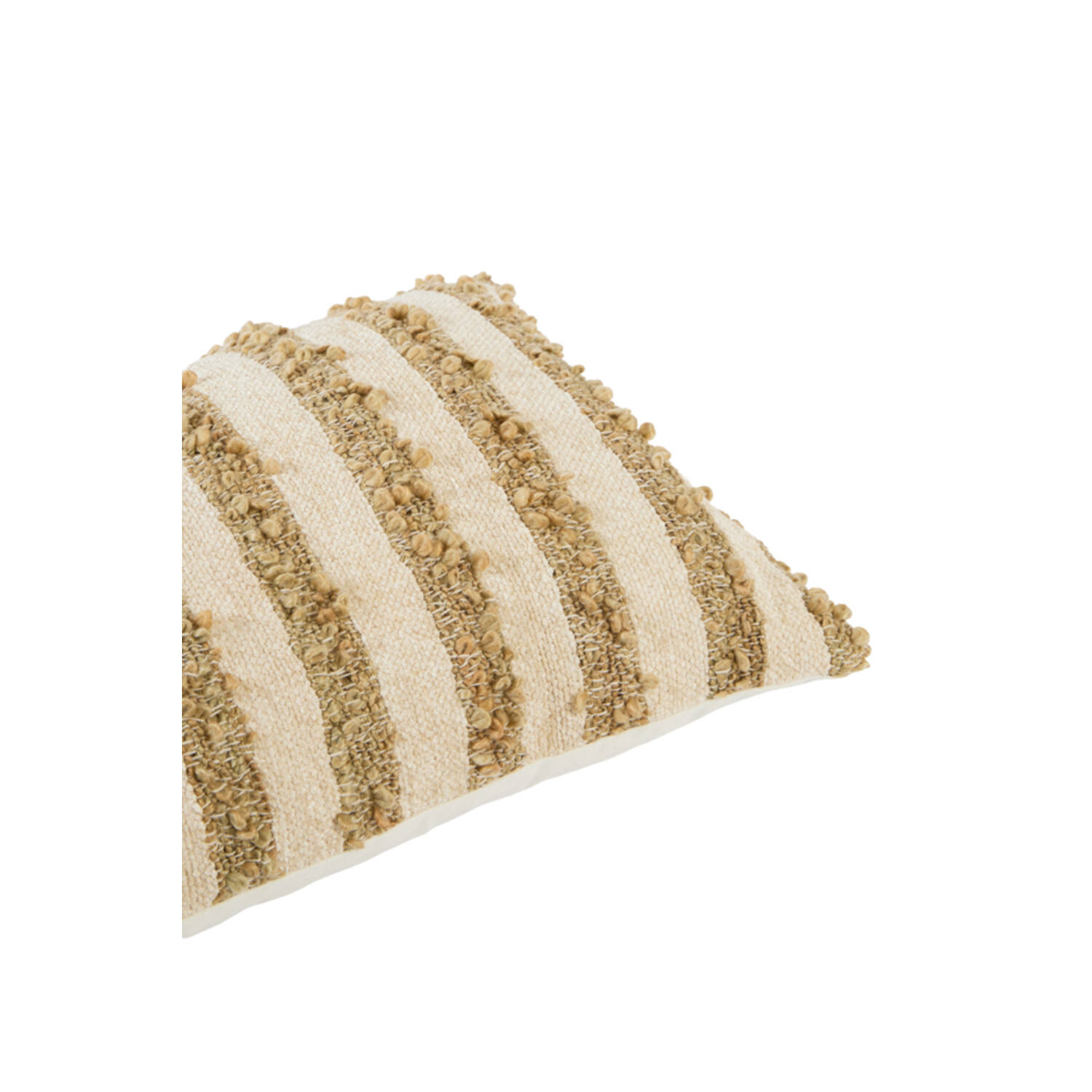 Cushion 60x30 cm NIMBA sand+olive green