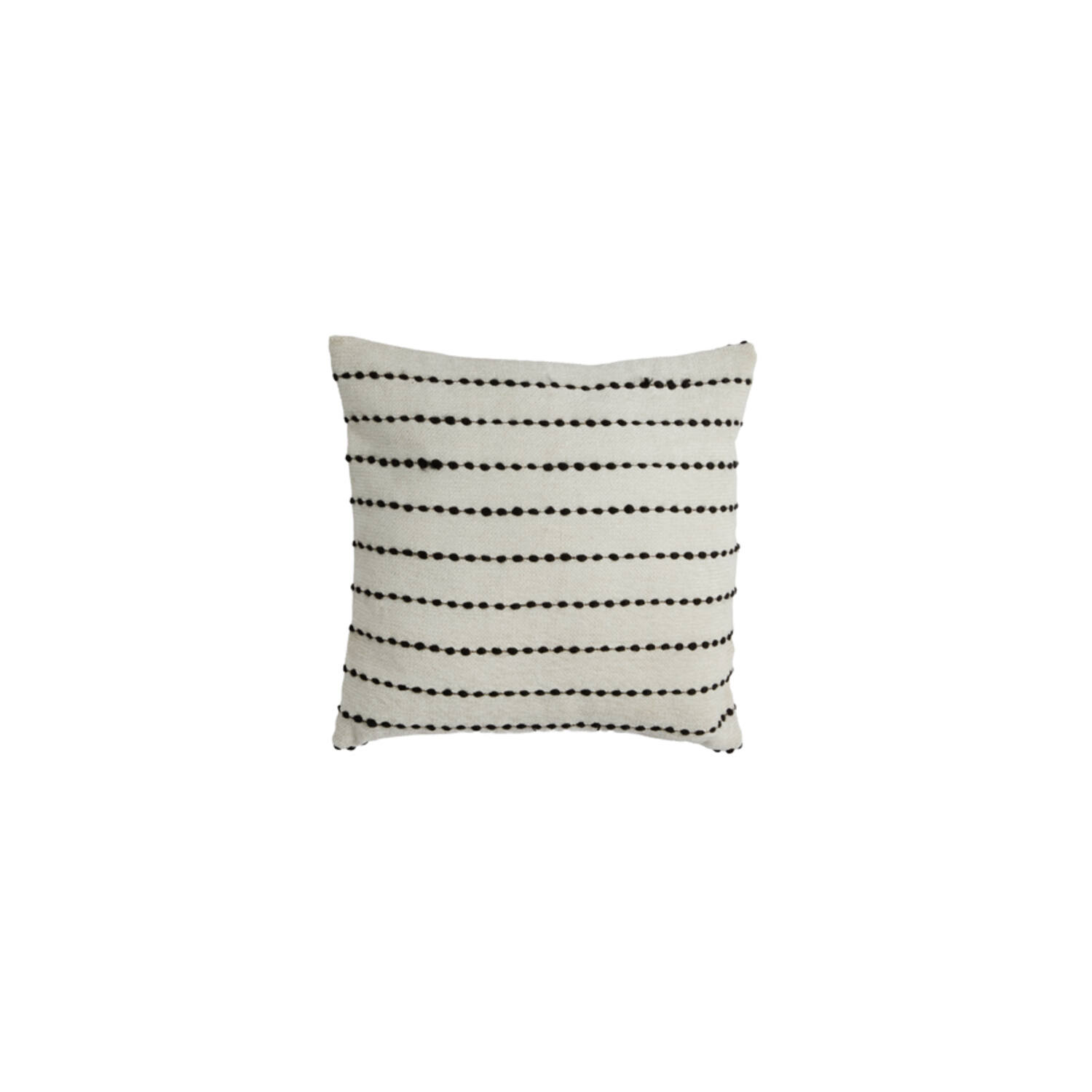 Cushion 45x45 cm LINKA cream+black