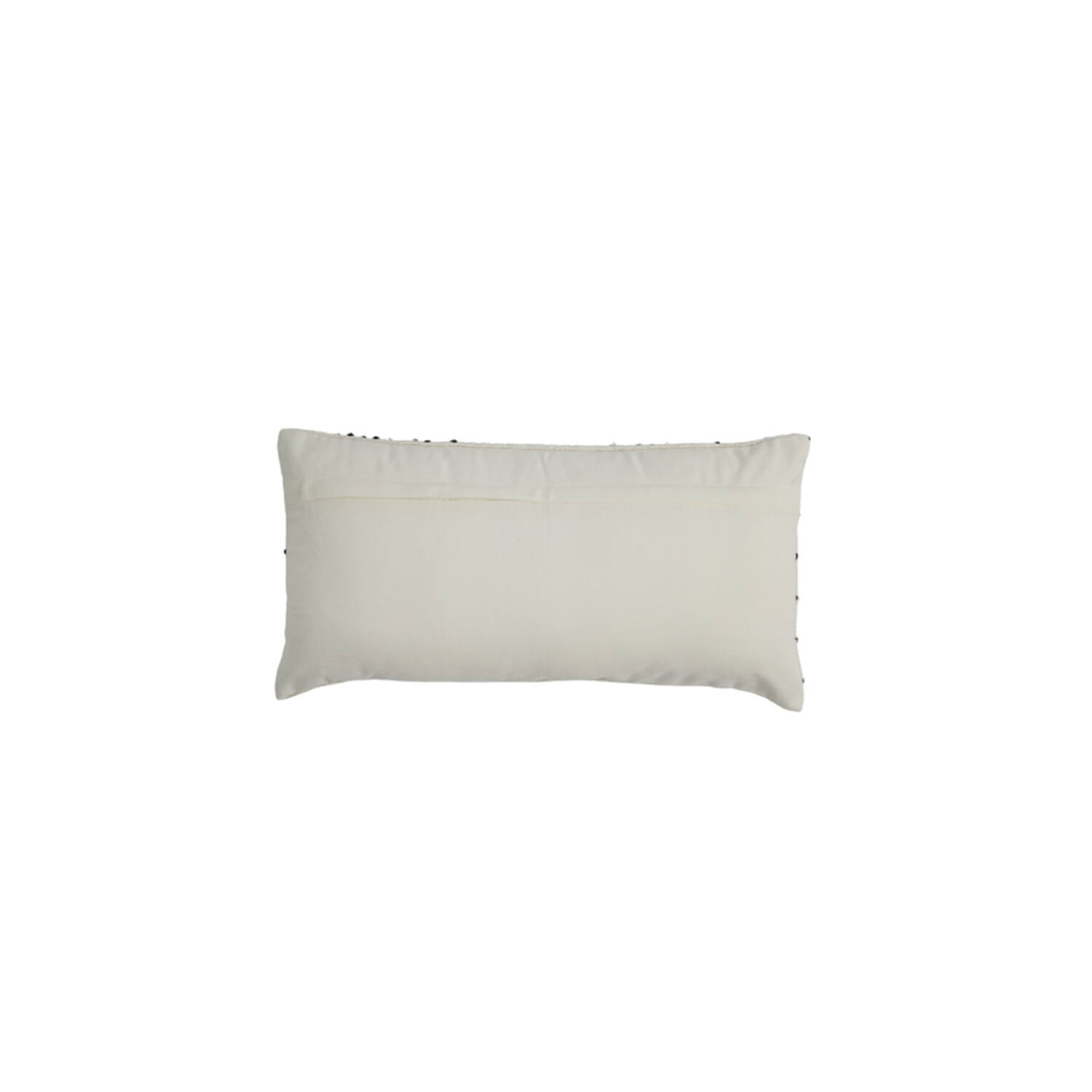 Cushion 60x30 cm LINKA cream+black