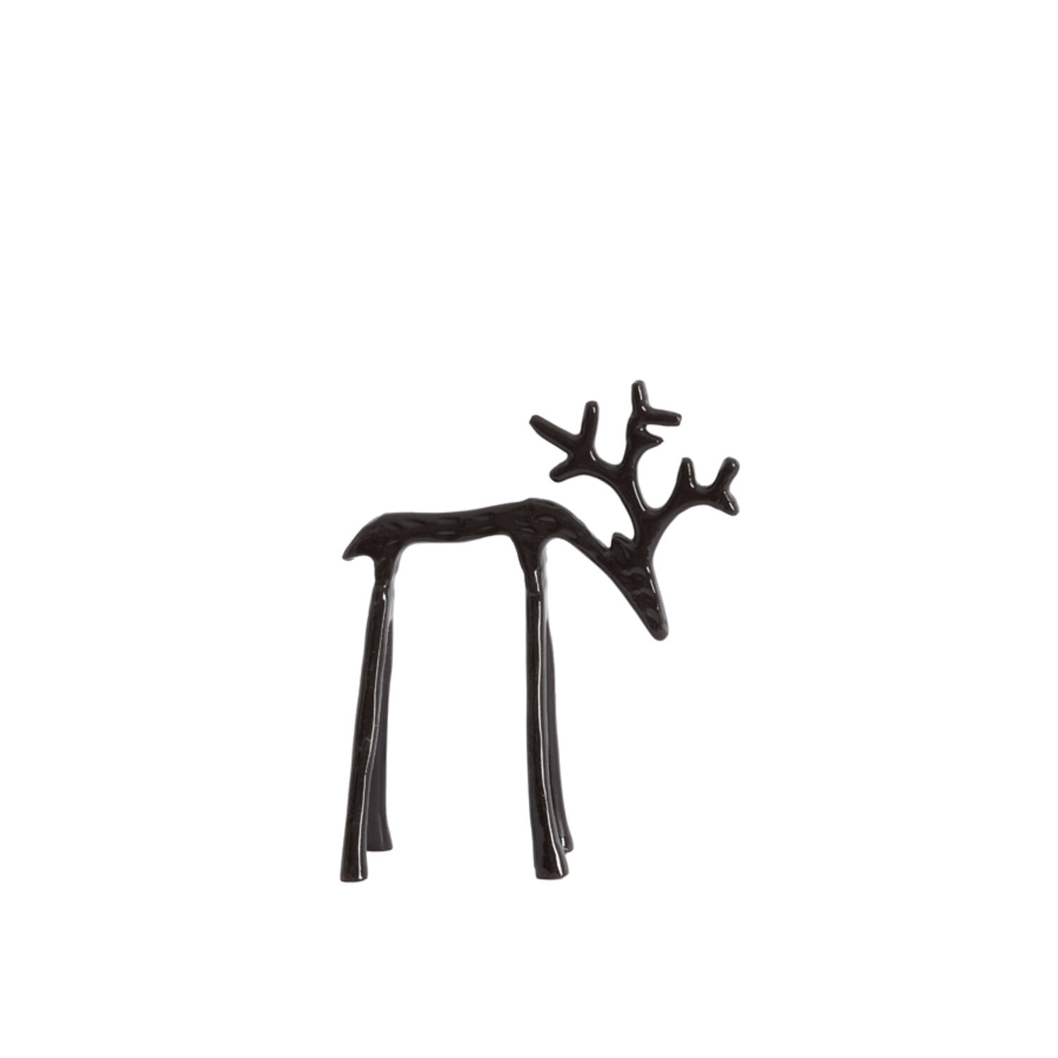 Adorno 17,5x8,5x20 cm DEER marrón oscuro