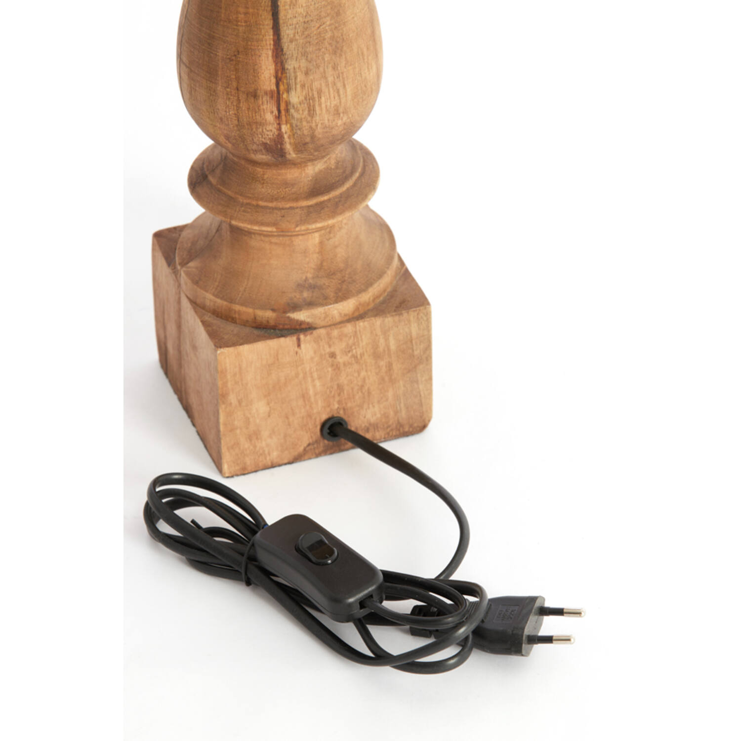 Lamp base 10x10x47 cm CUMANI wood weather barn