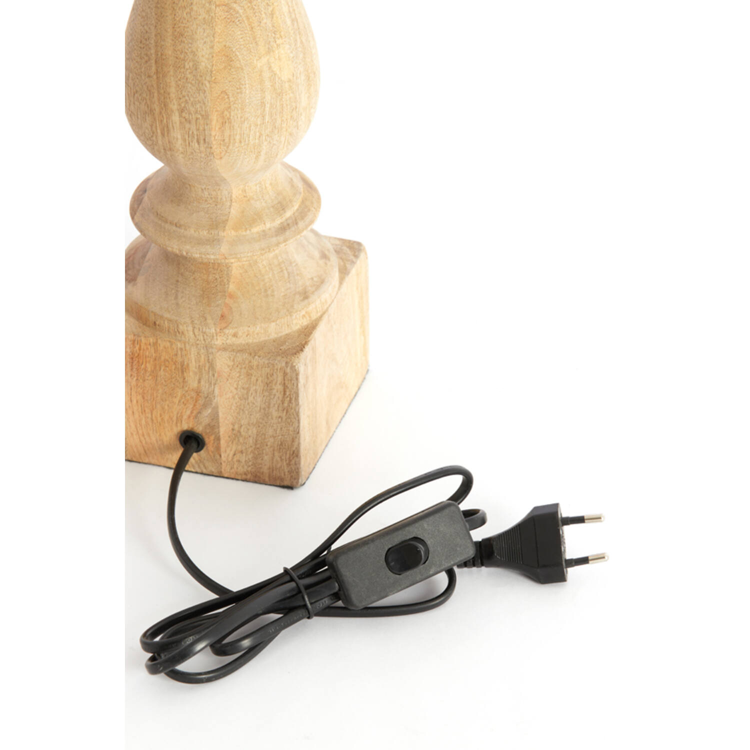 Lamp base 10x10x47 cm CUMANI wood natural