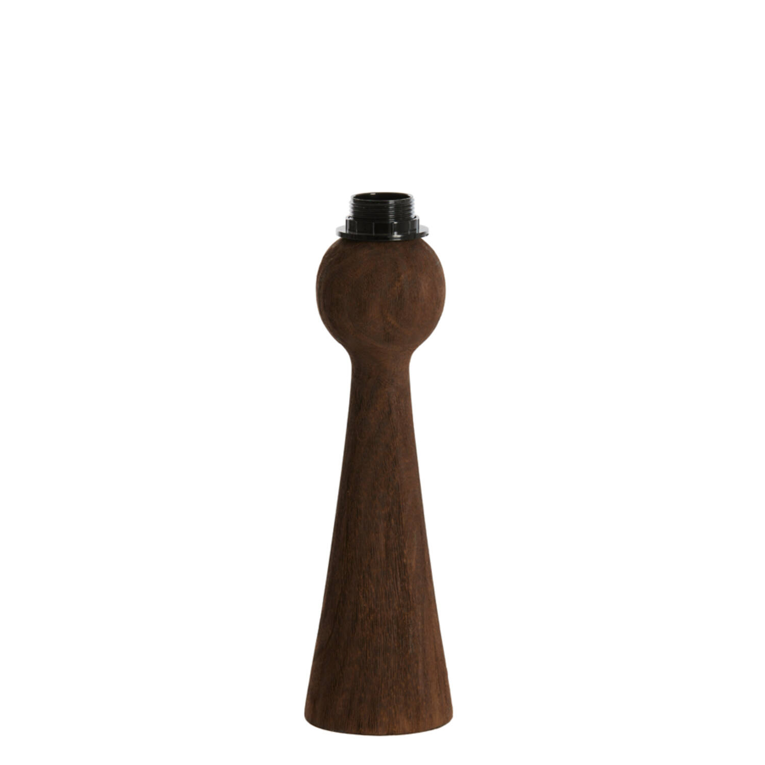 Lamp base Ø9x33 cm FESTINA wood matt dark brown