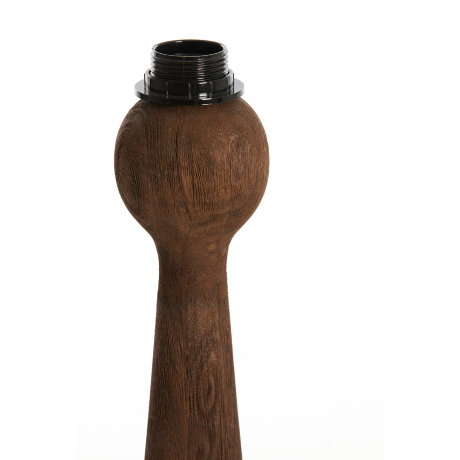 Lamp base Ø9x33 cm FESTINA wood matt dark brown