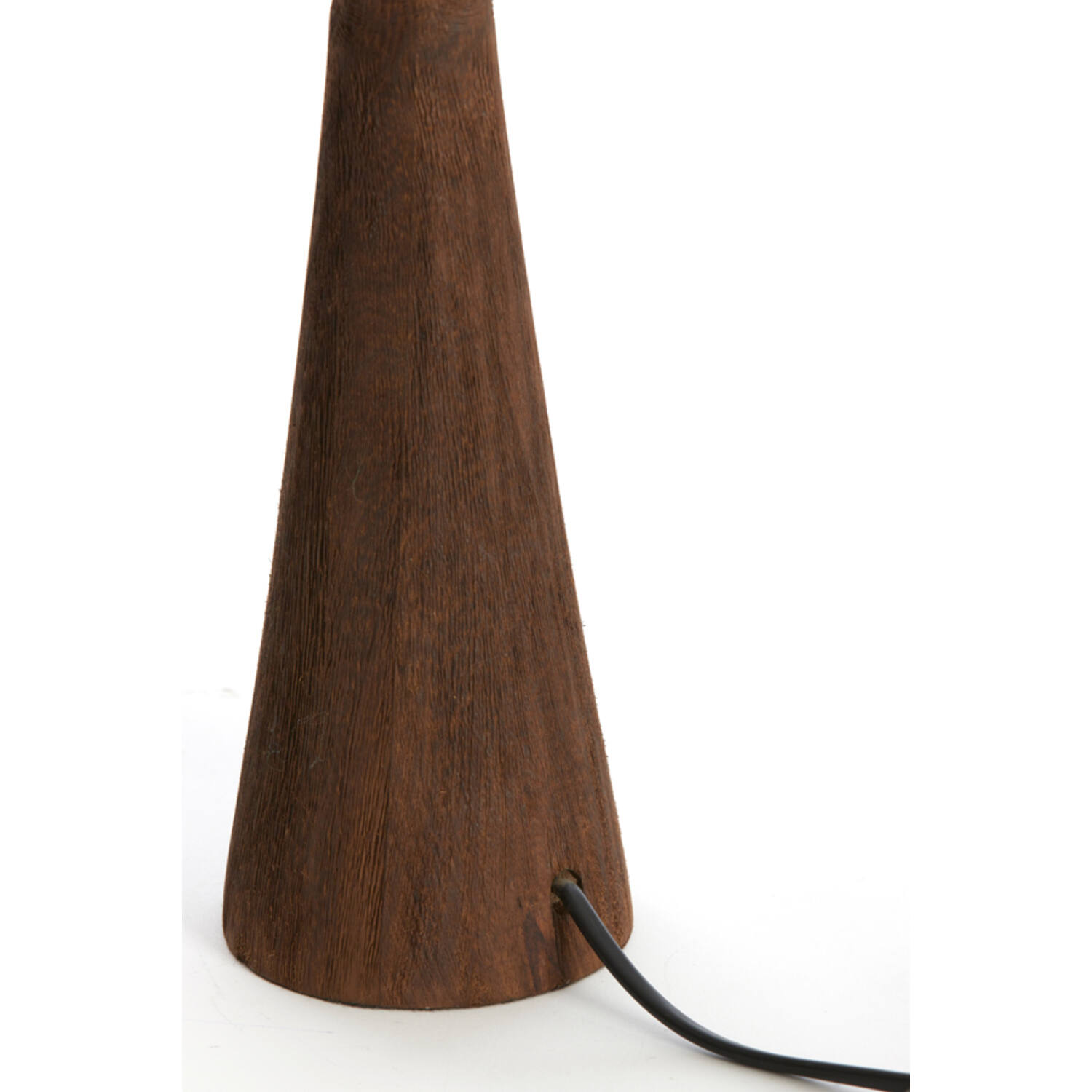 Lamp base Ø9x33 cm FESTINA wood matt dark brown