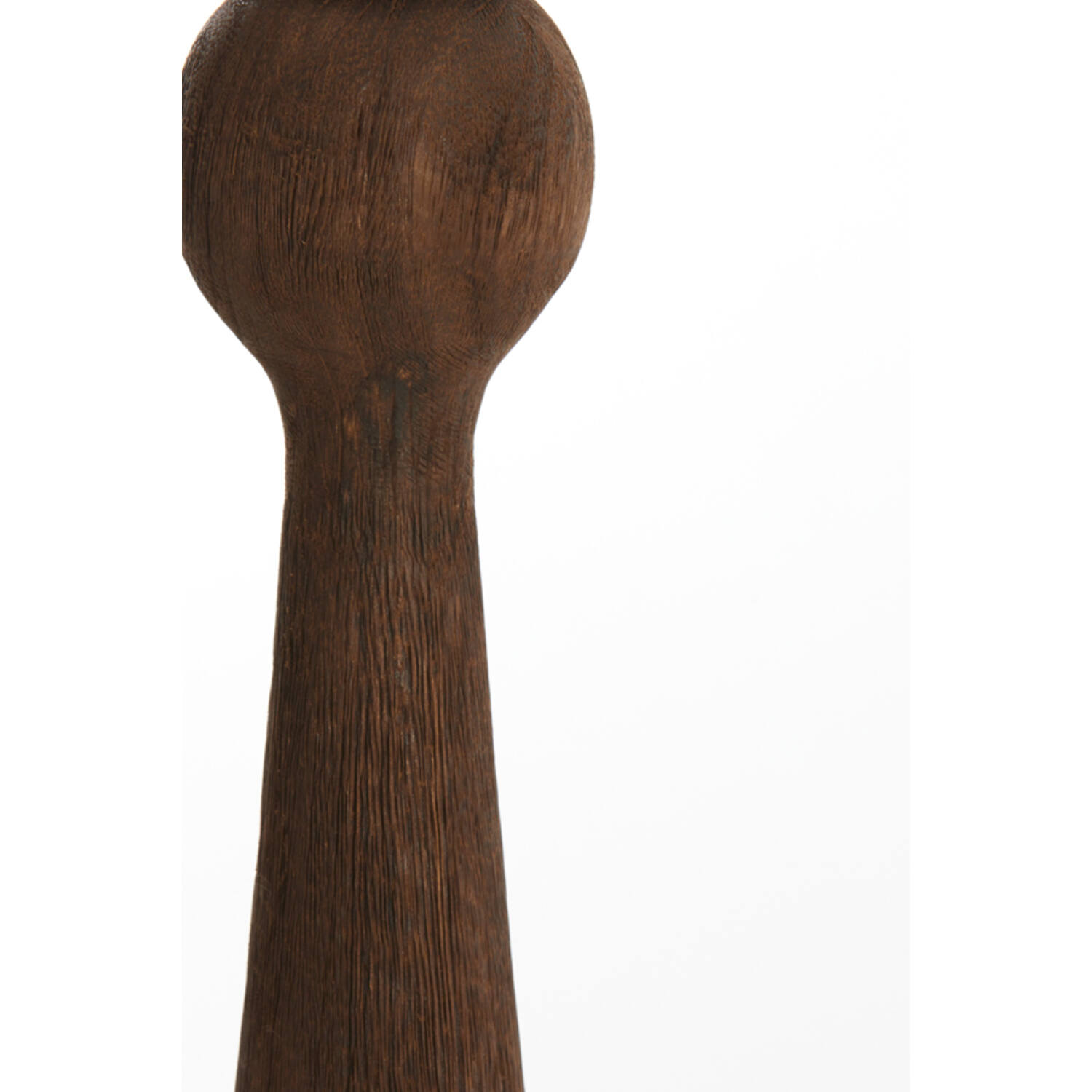 Lamp base Ø9x33 cm FESTINA wood matt dark brown