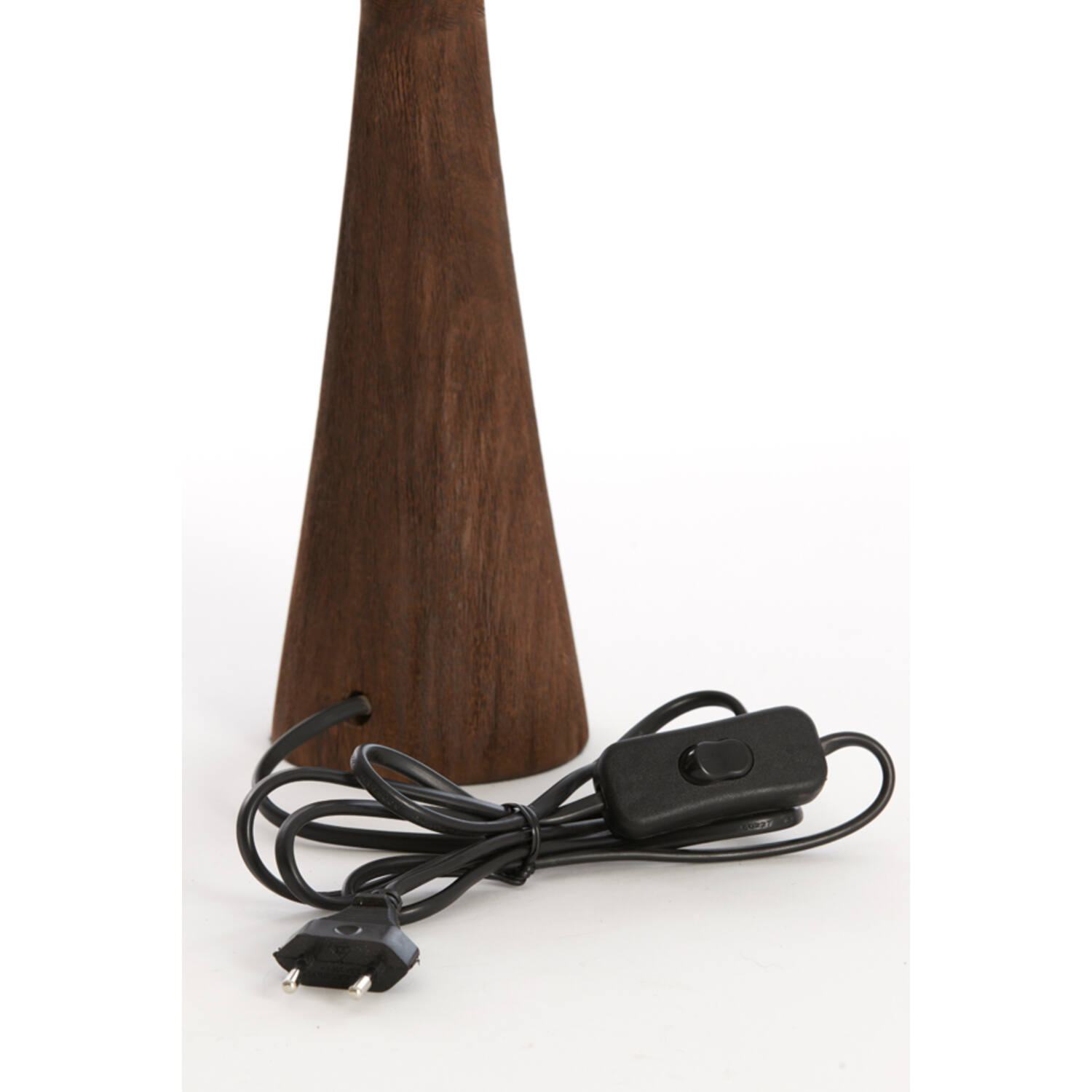 Lamp base Ø9x33 cm FESTINA wood matt dark brown