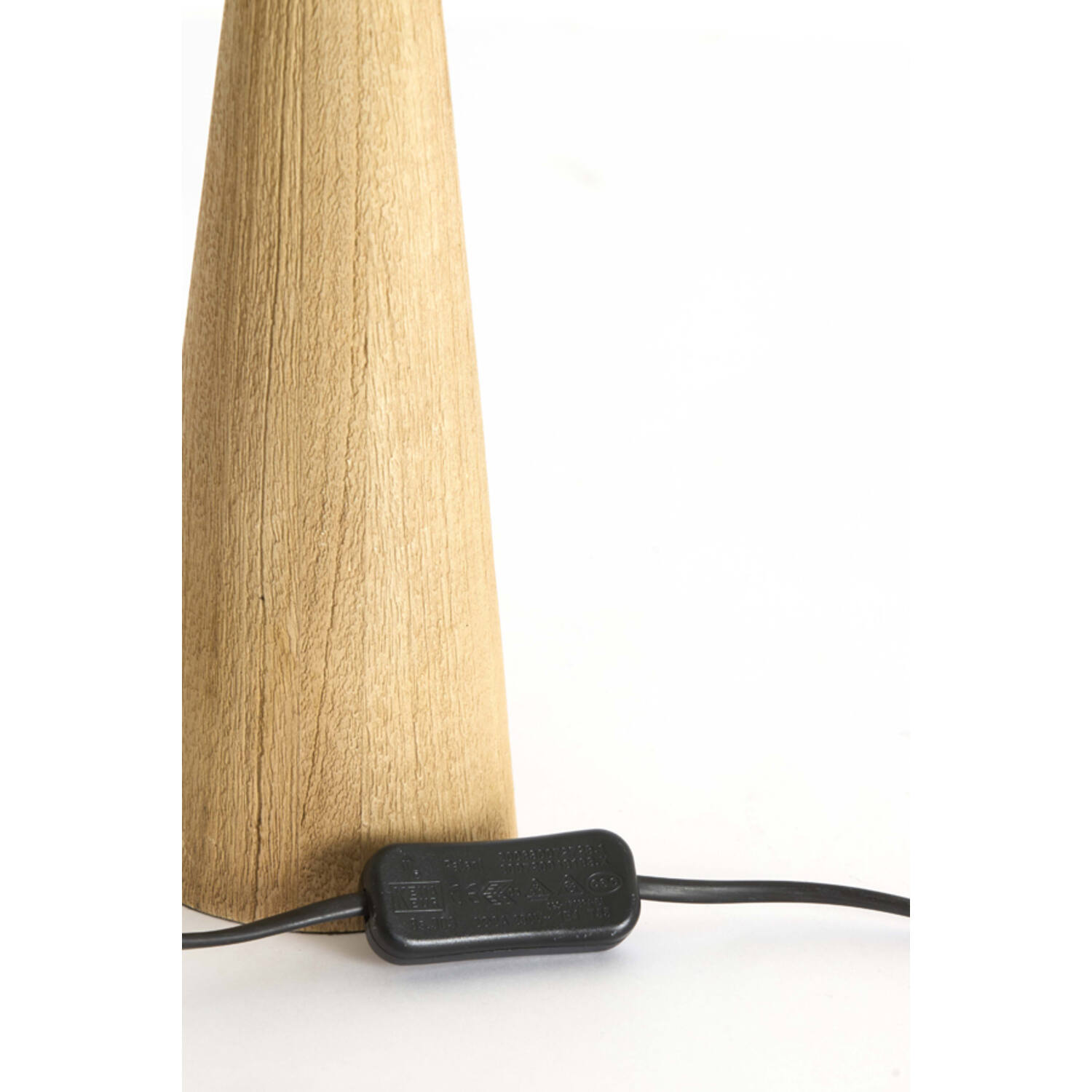 Lampvoet Ø9x40 cm FESTINA hout mat naturel
