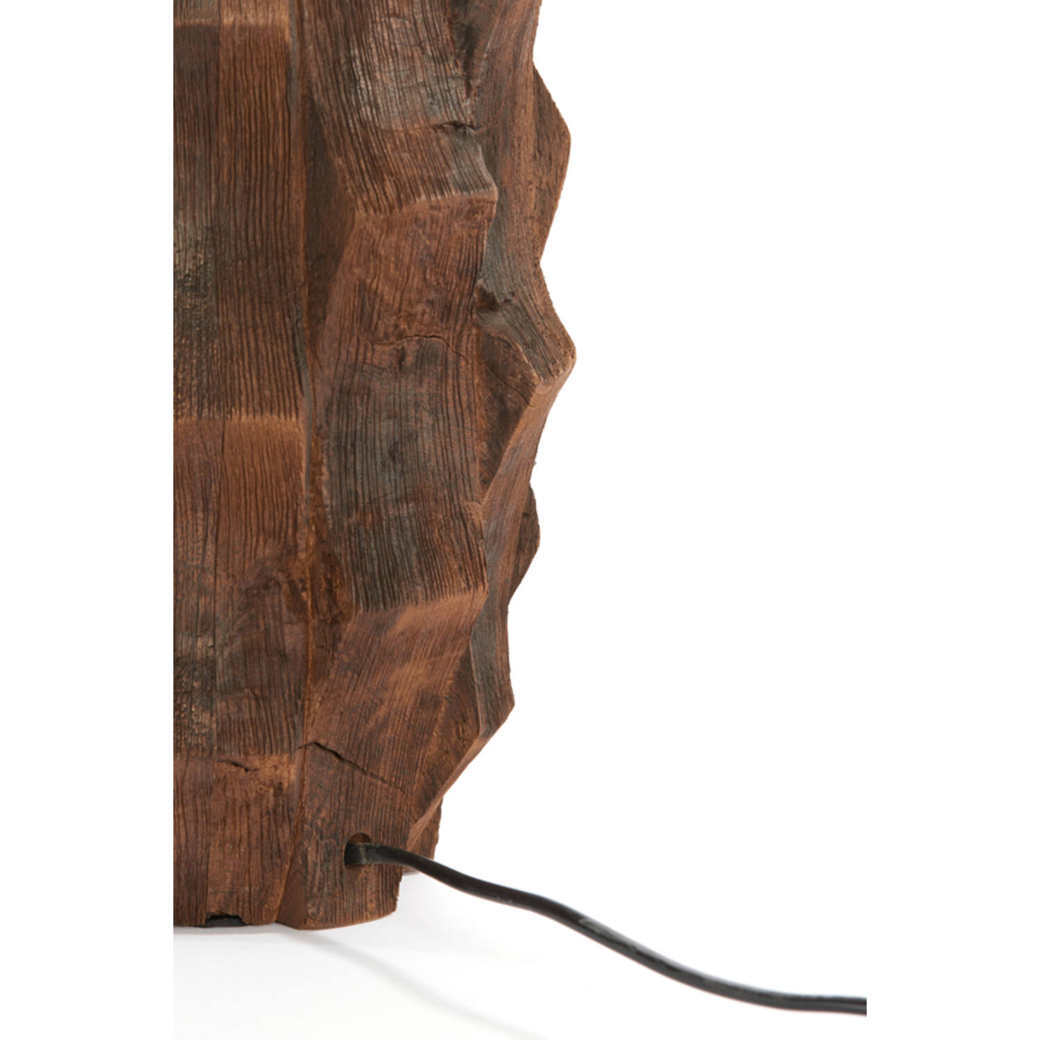 Lamp base Ø20x38 cm TAKABE wood chocolate brown