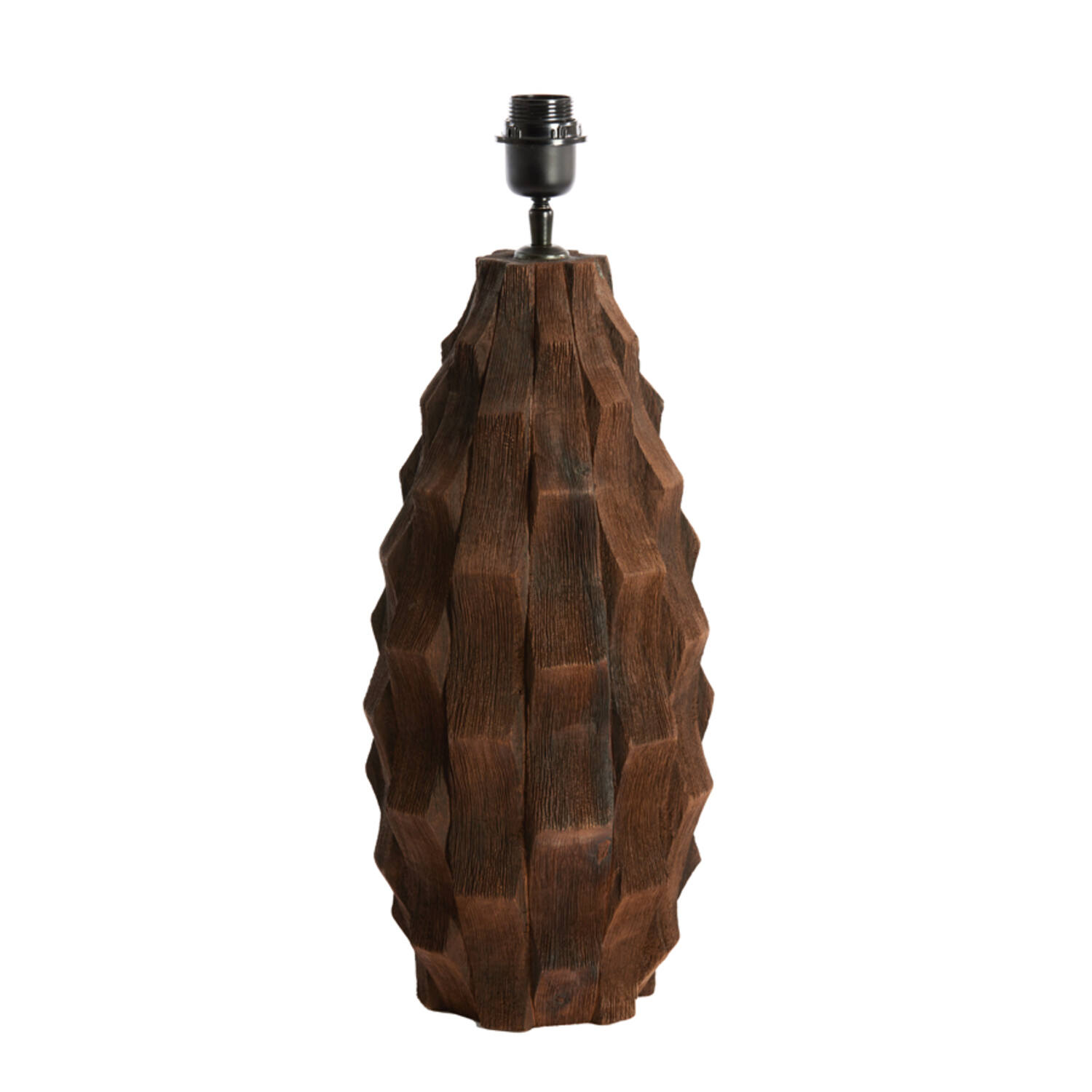 Lamp base Ø21x46 cm TAKABE wood chocolate brown
