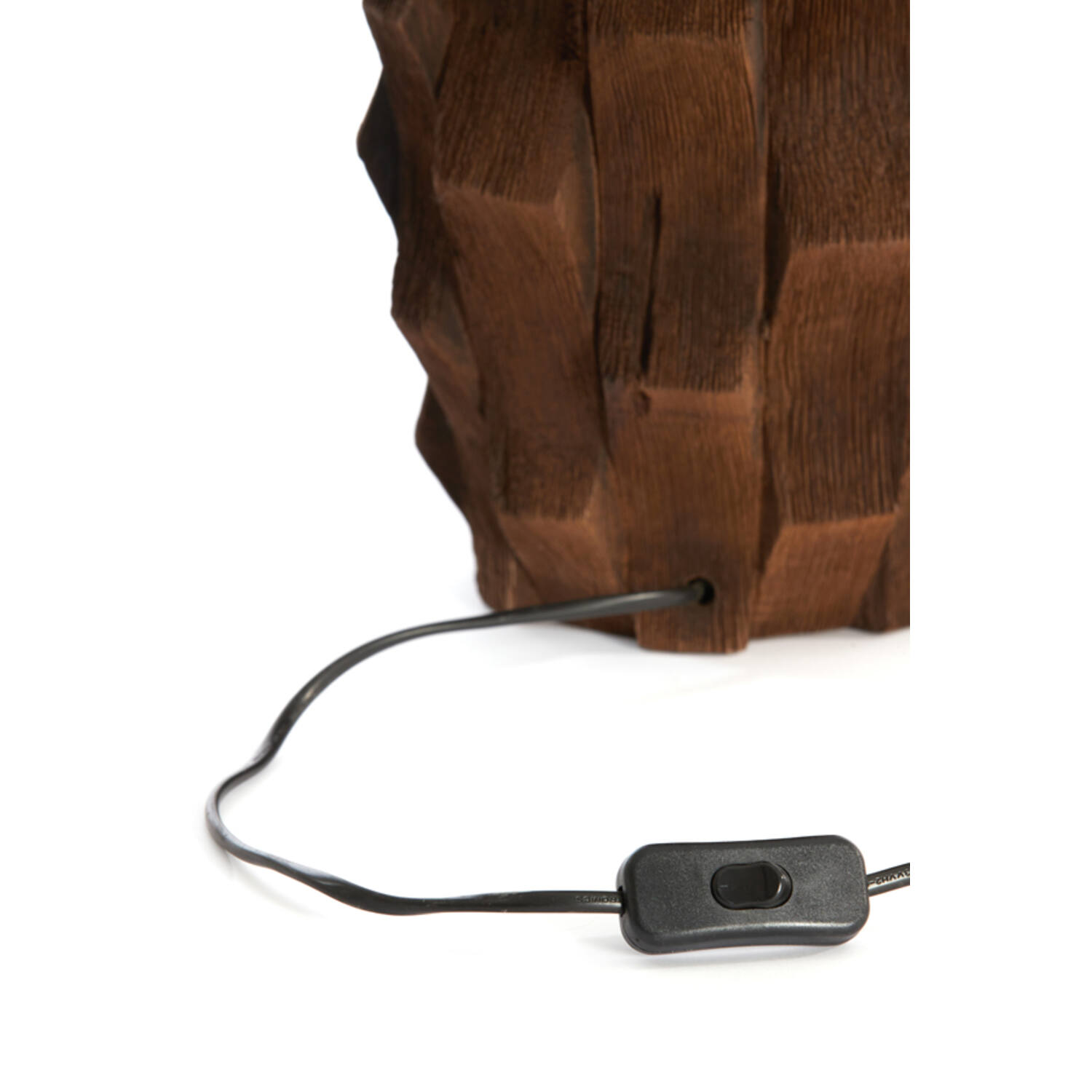 Lamp base Ø21x46 cm TAKABE wood chocolate brown