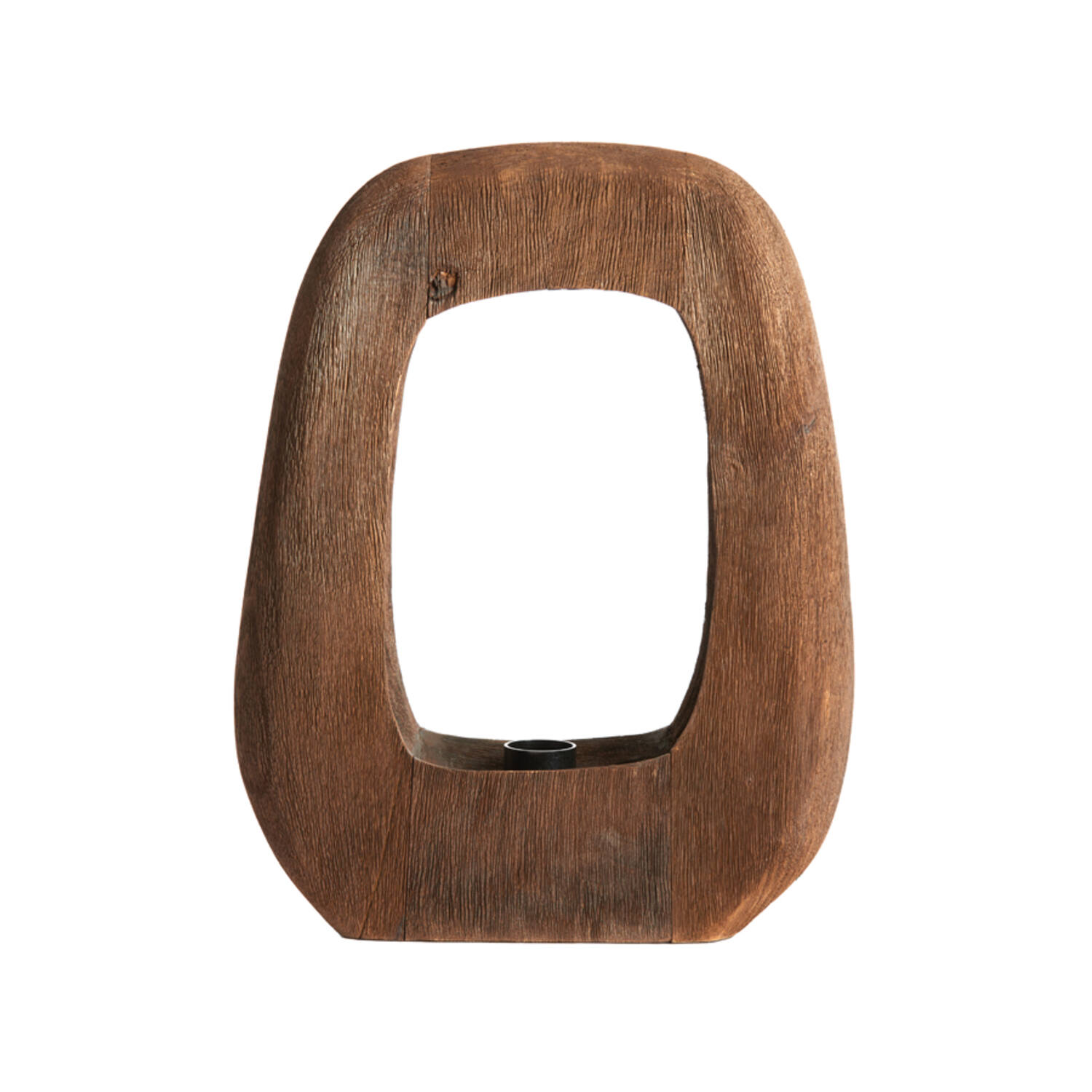 Tafellamp 33x10x40 cm KELAFO hout chocolade bruin