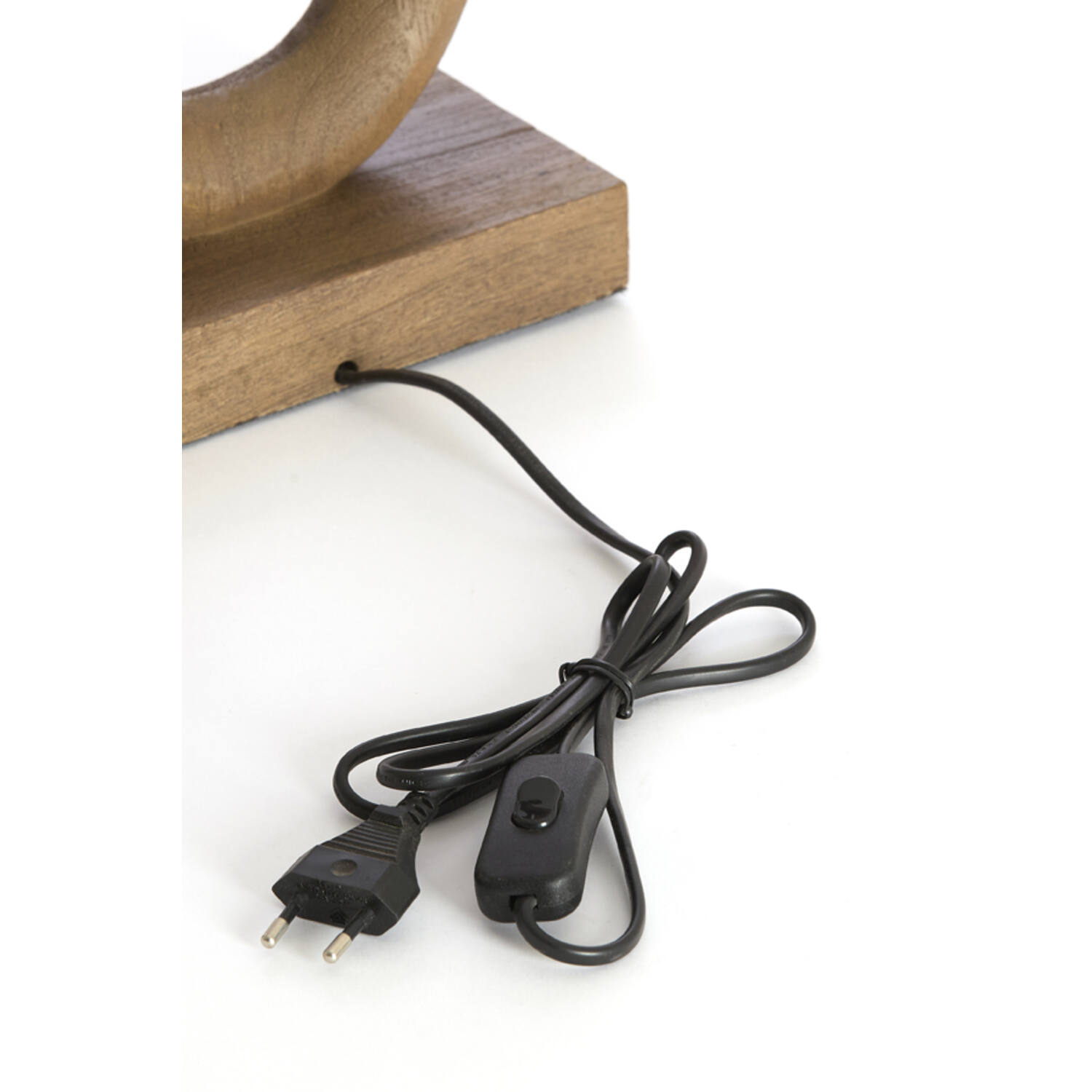 Lamp base 20x12x44 cm PACECO wood grey-dark brown