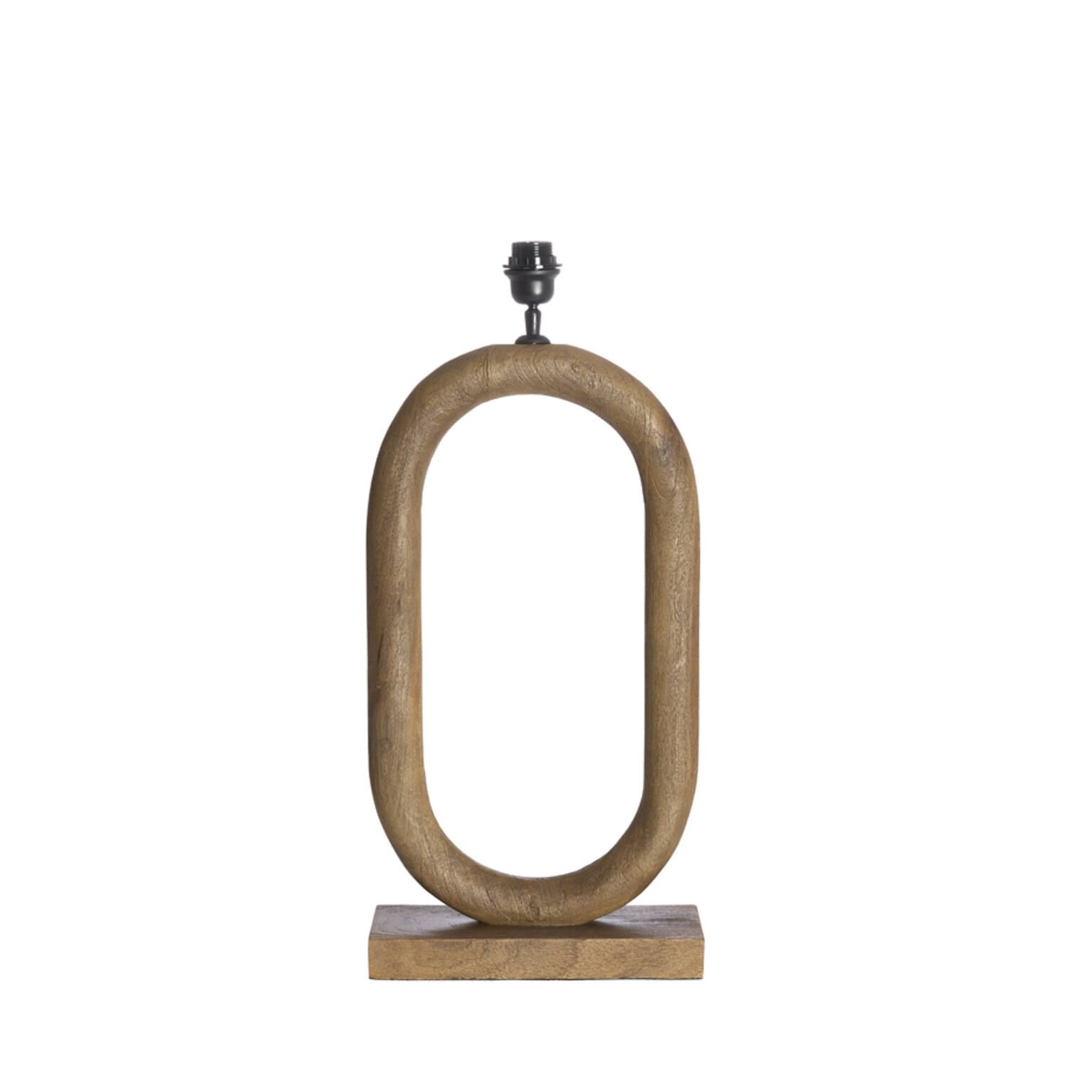 Lamp base 35x12x59 cm PACECO wood grey-dark brown