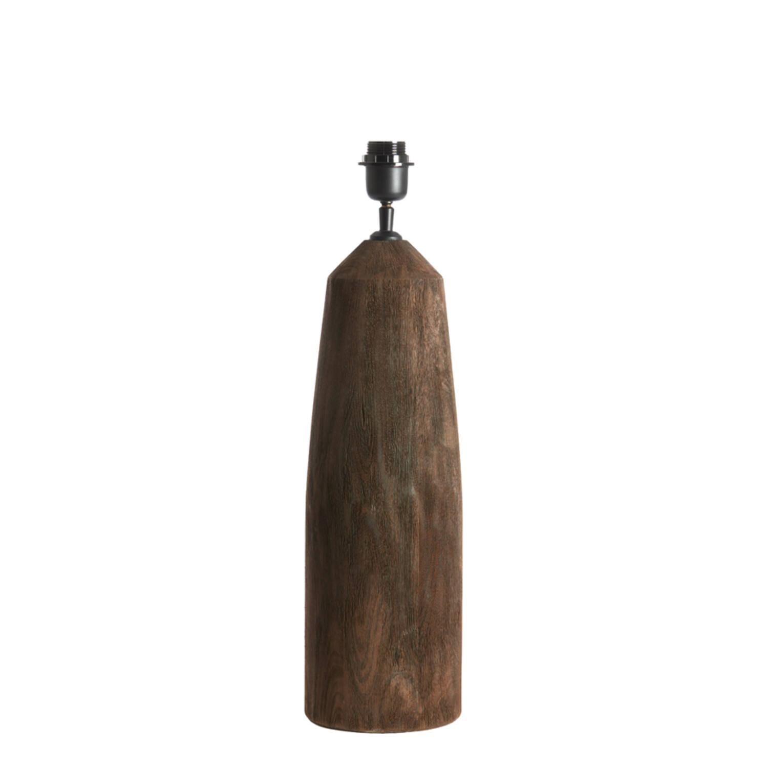 Lamp base Ø15x45 cm TRAPANI wood matt dark brown