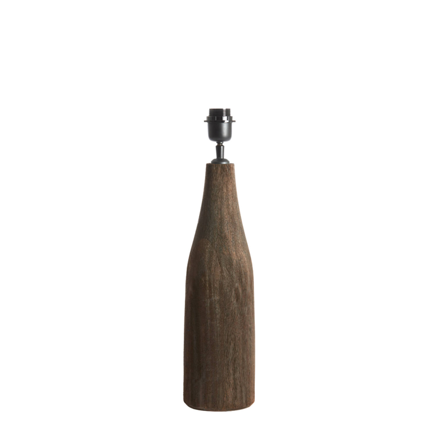 Lamp base Ø13x42 cm TRAPINO wood matt dark brown