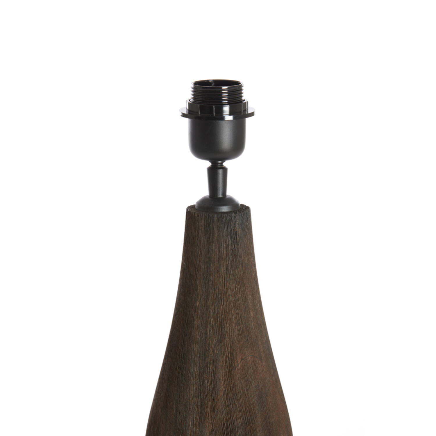 Lamp base Ø13x42 cm TRAPINO wood matt dark brown