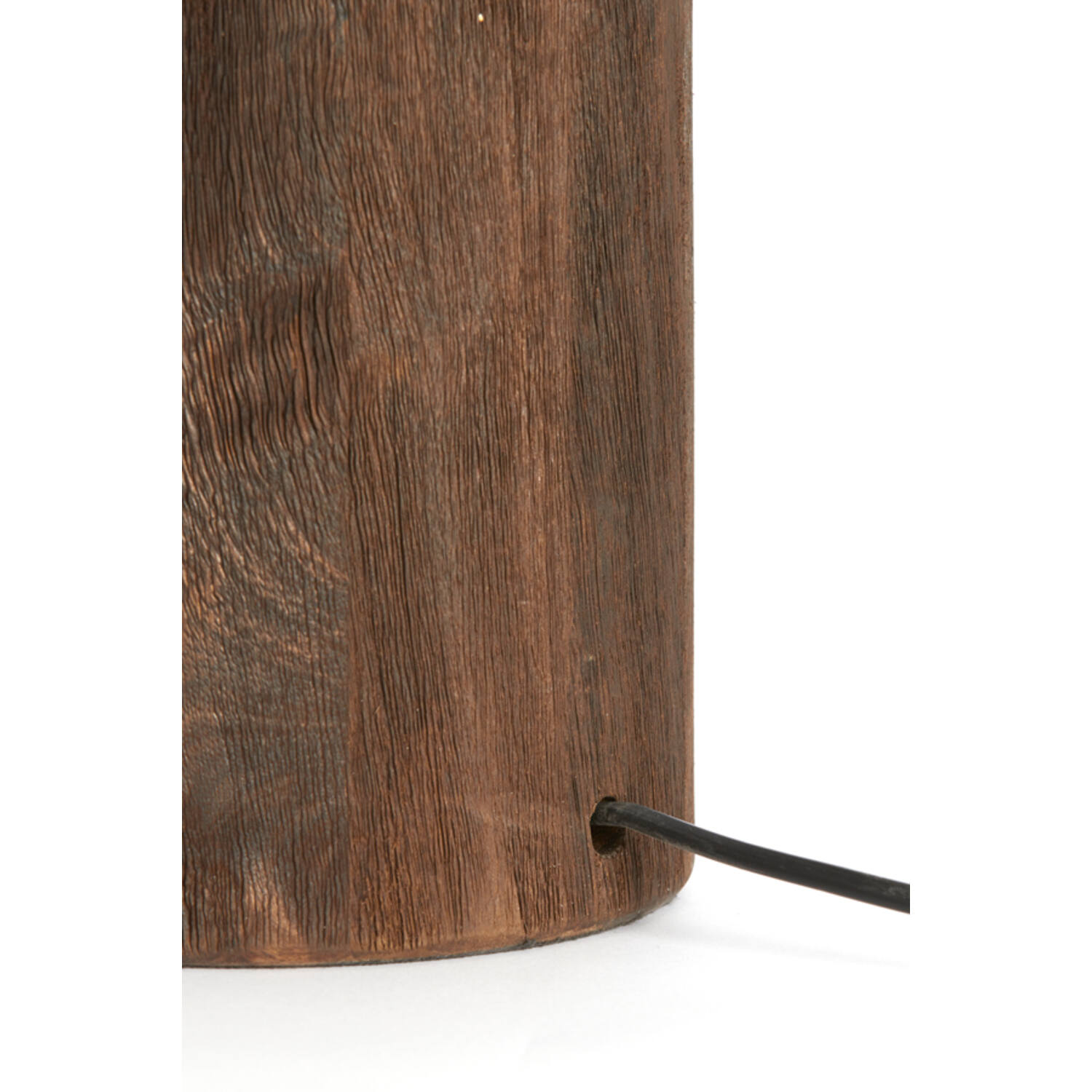 Lamp base Ø13x42 cm TRAPINO wood matt dark brown