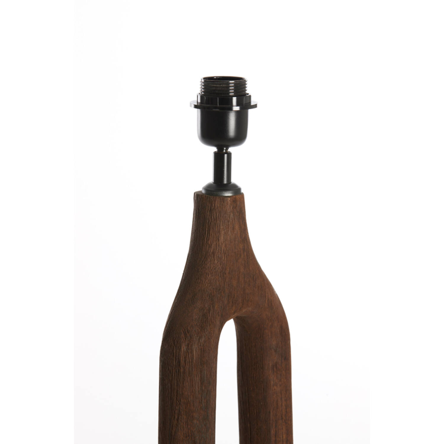 Lamp base Ø20x55 cm XITTA wood matt dark brown
