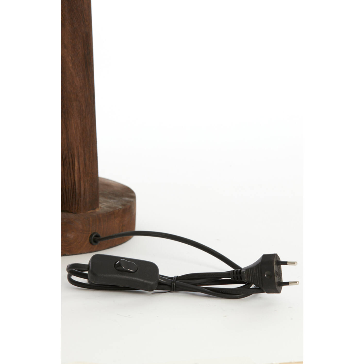 Lamp base Ø20x55 cm XITTA wood matt dark brown