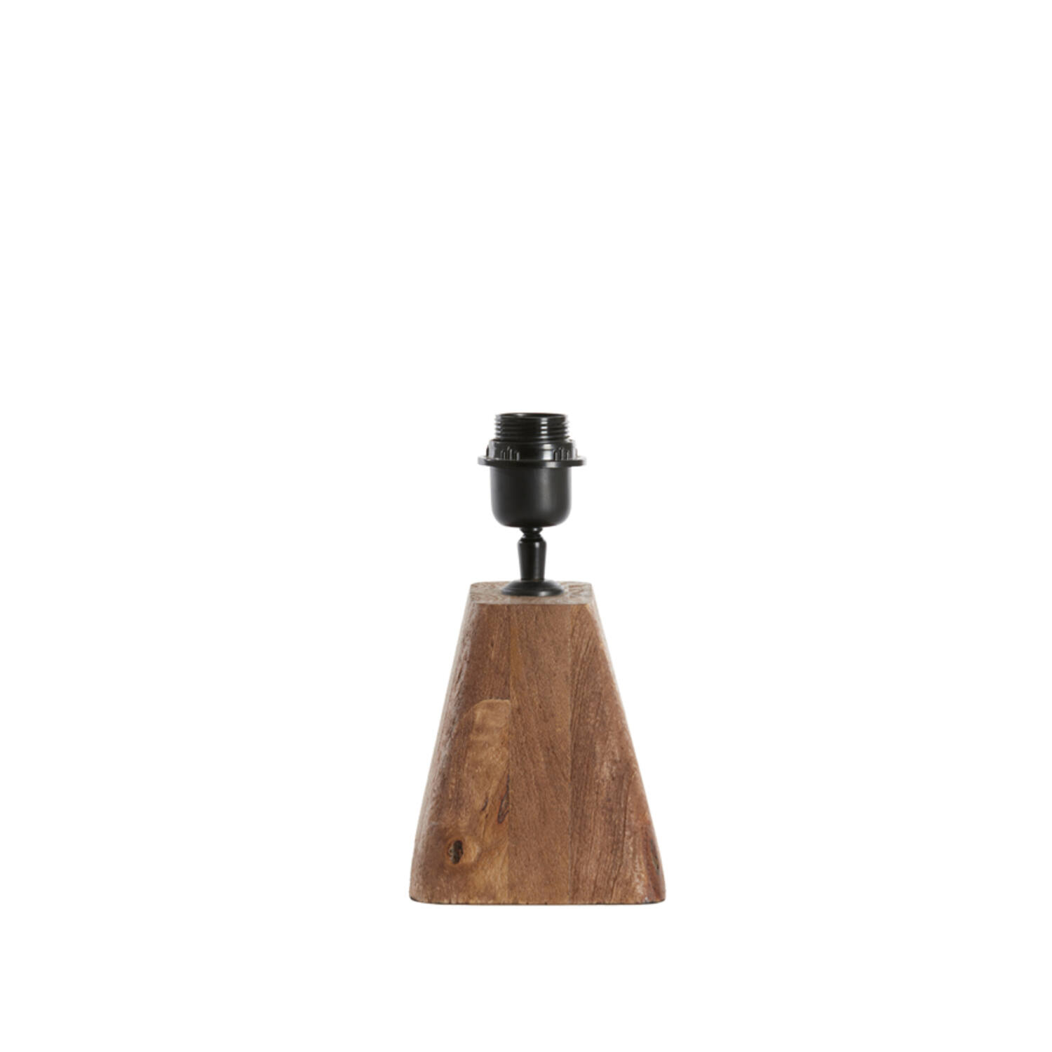 Lamp base 18x13x15 cm KARDAN wood matt brown