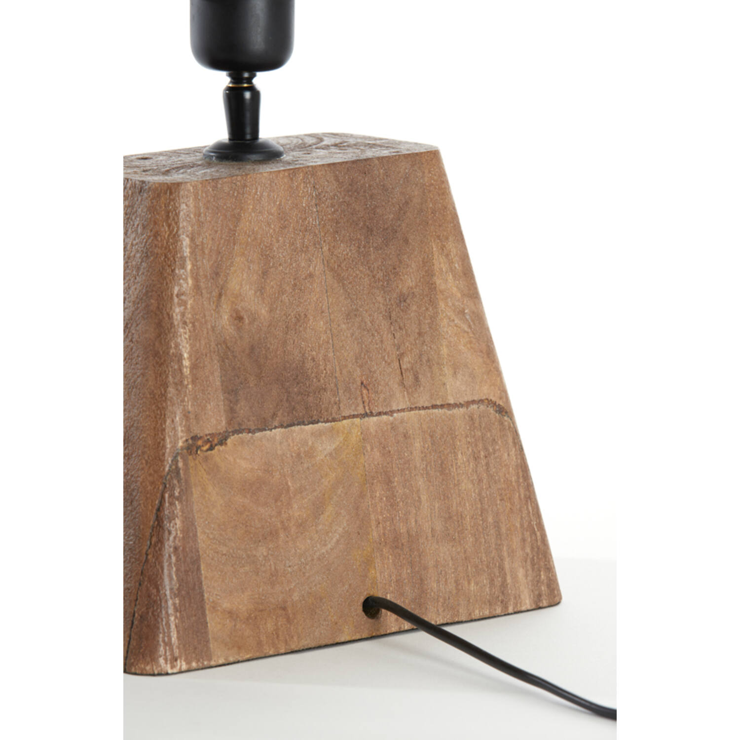 Lamp base 22x15x19 cm KARDAN wood matt brown