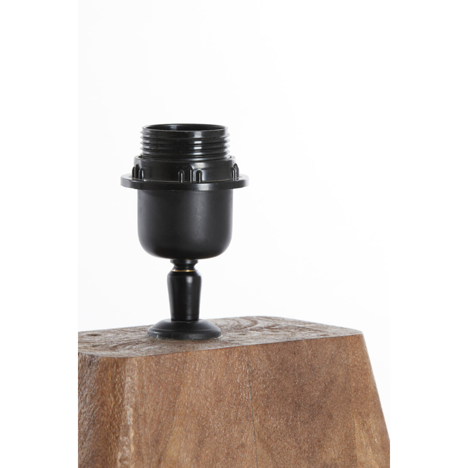 Lamp base 22x15x19 cm KARDAN wood matt brown