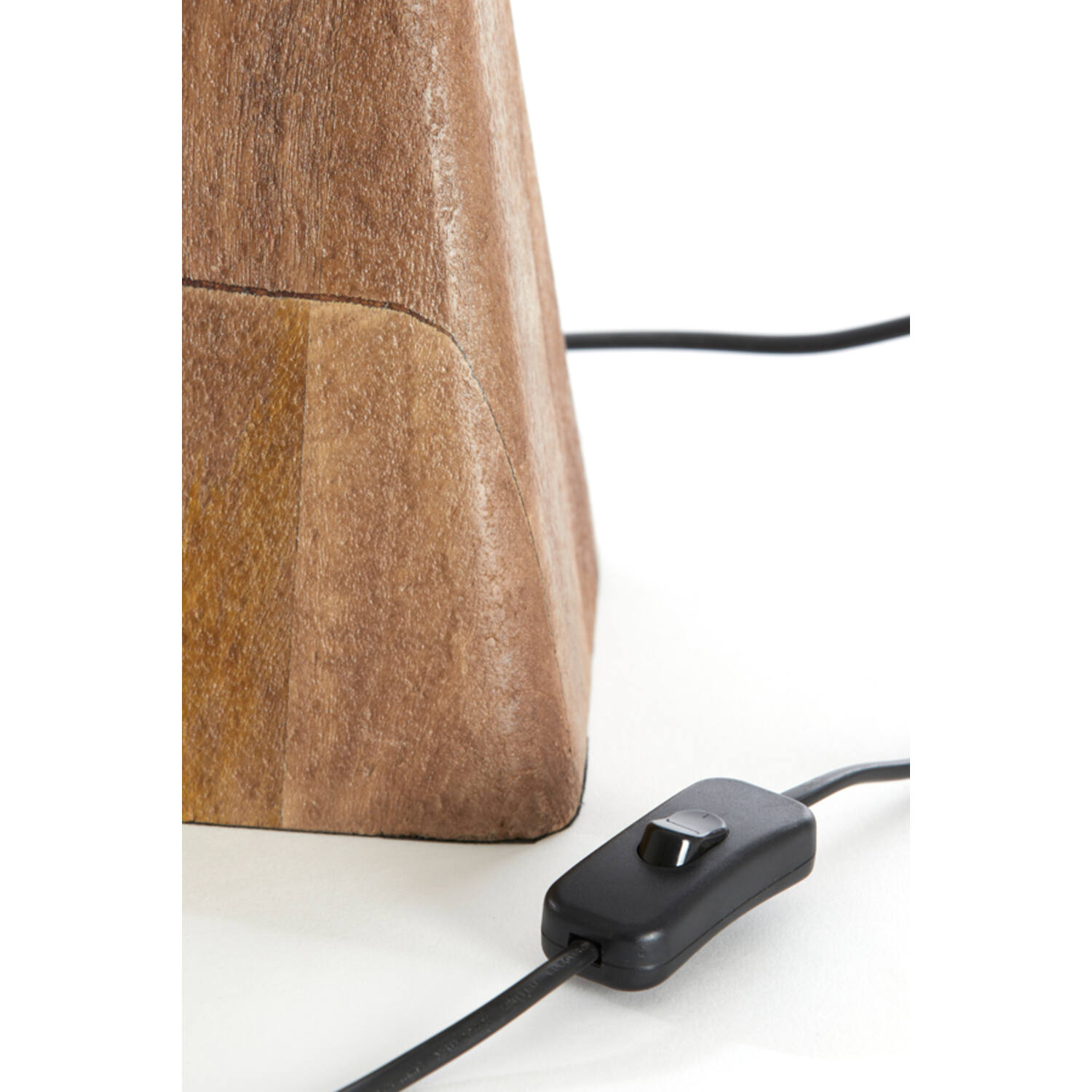 Lamp base 22x15x19 cm KARDAN wood matt brown