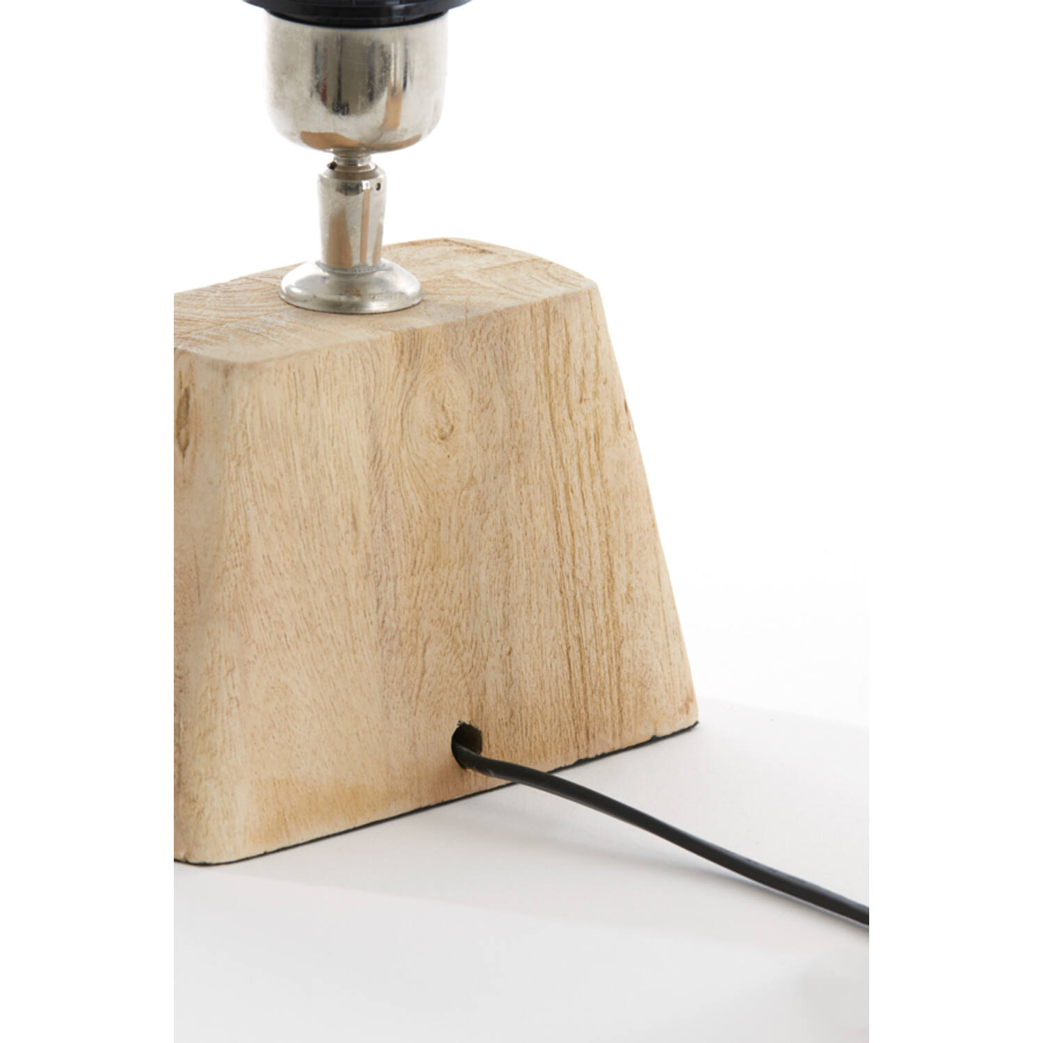 Lampvoet 22x15x19 cm KARDAN hout mat naturel