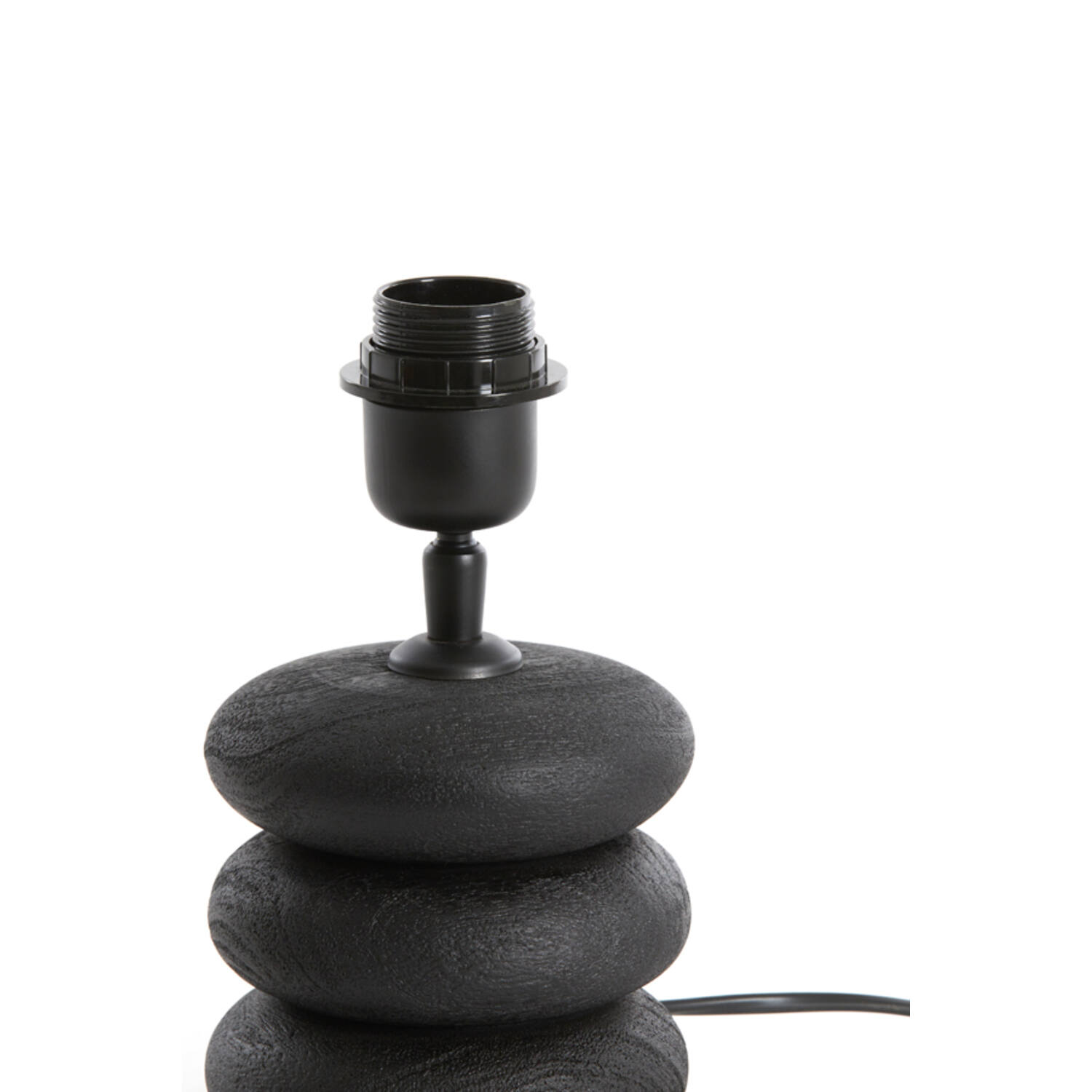Lamp base Ø12x12 cm BUDONGO wood black